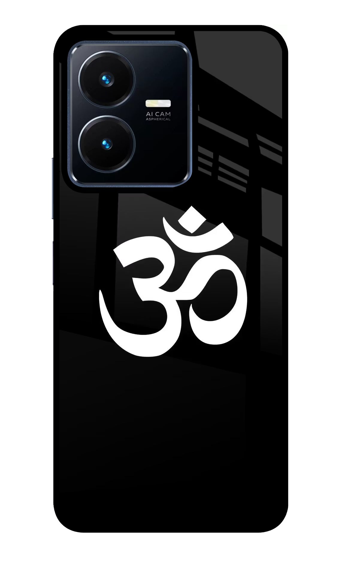 Om Vivo Y22 Glass Case - Om Vivo Y22 Glass Case Om Vivo Y22 Glass Case