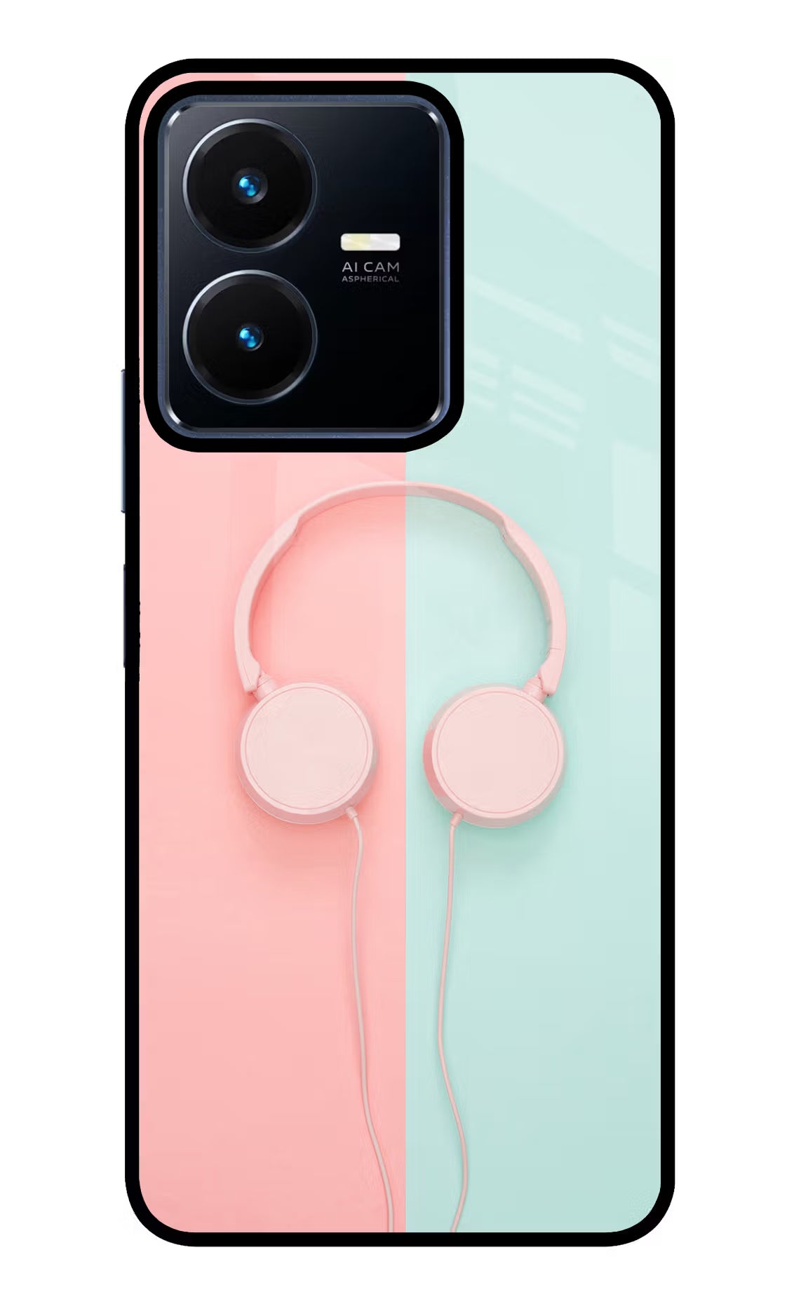 Music Lover Vivo Y22 Glass Case - Music Lover Vivo Y22 Glass Case Music Lover Vivo Y22 Glass Case