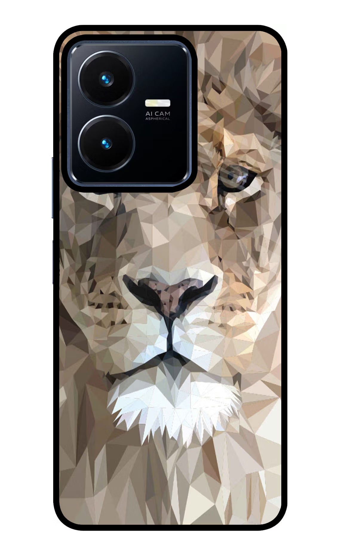 Lion Art Vivo Y22 Glass Case - Lion Art Vivo Y22 Glass Case Lion Art Vivo Y22 Glass Case