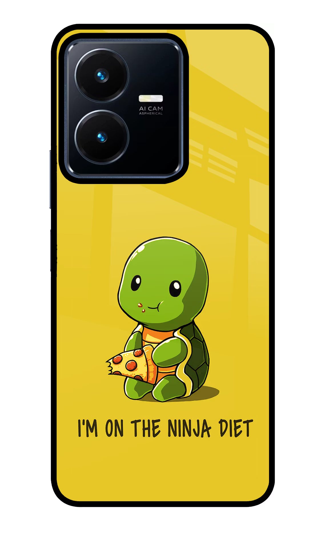 I'm on Ninja Diet Vivo Y22 Glass Case - I'm on Ninja Diet Vivo Y22 Glass Case I'm on Ninja Diet Vivo Y22 Glass Case