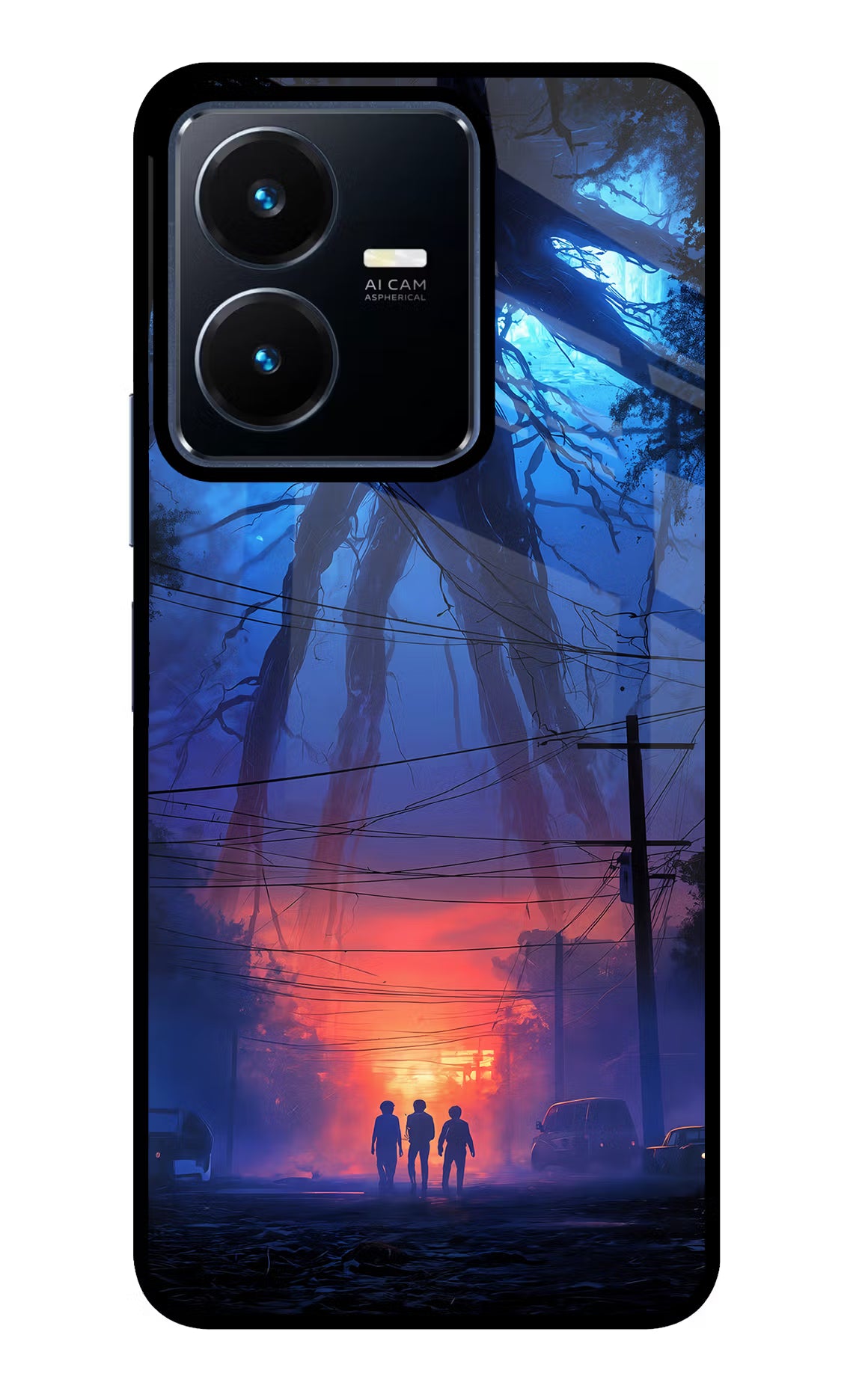 Ordinary Things Shadow Vivo Y22 Glass Case - Ordinary Things Shadow Vivo Y22 Glass Case Ordinary Things Shadow Vivo Y22 Glass Case