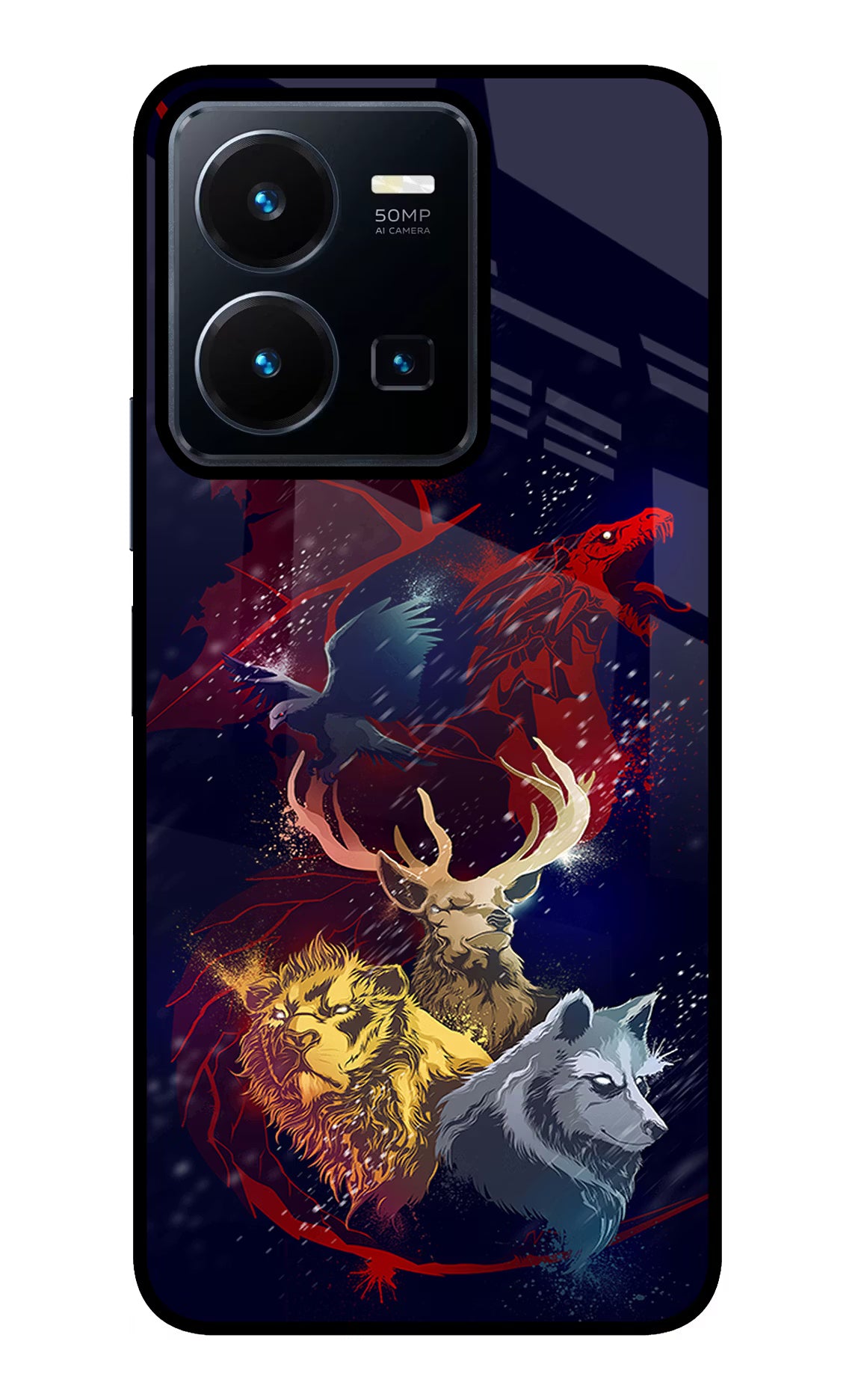 Game Of Thrones Vivo Y35 Glass Case - Game Of Thrones Vivo Y35 Glass Case Game Of Thrones Vivo Y35 Glass Case