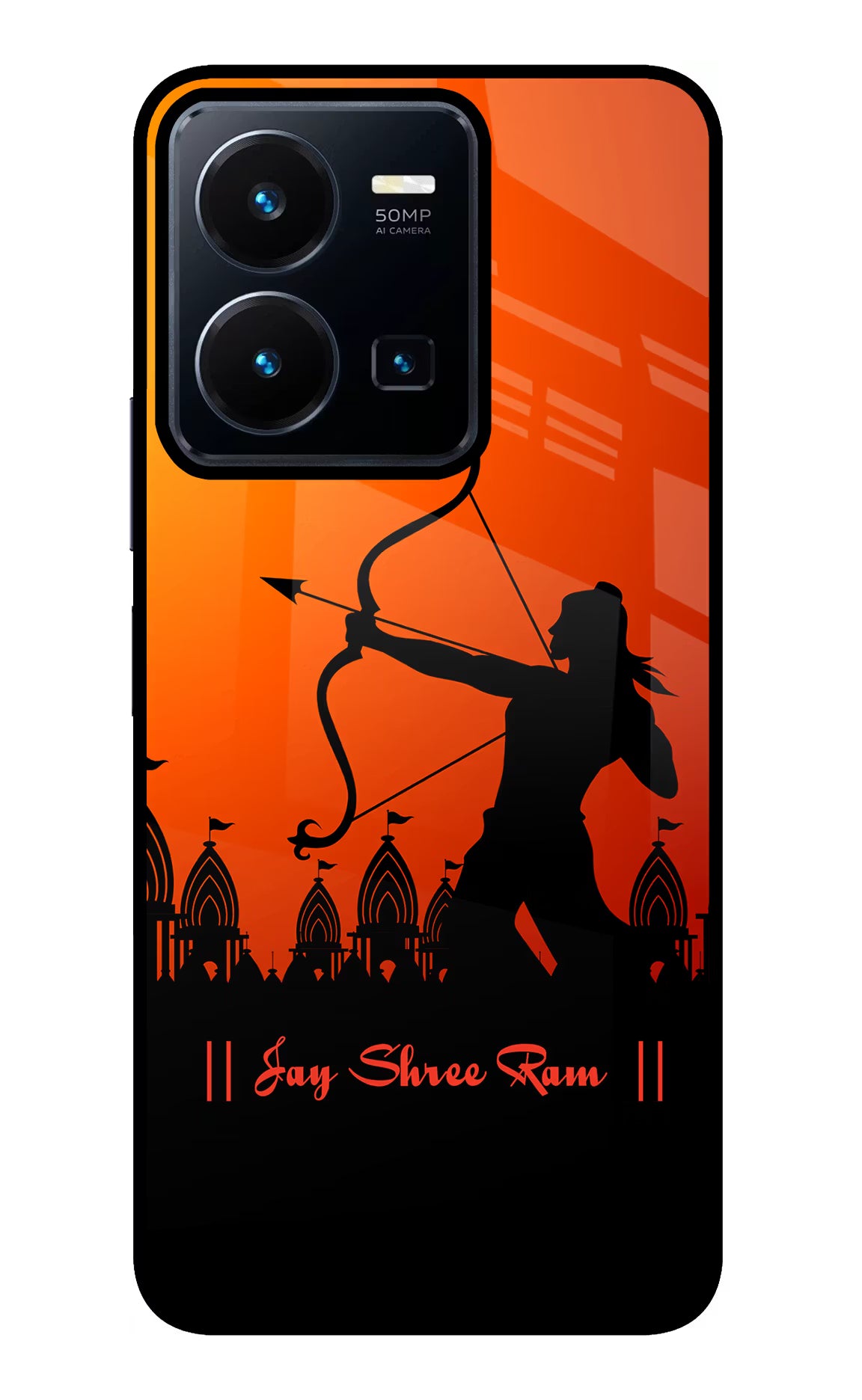 Lord Ram - 4 Vivo Y35 Glass Case - Lord Ram - 4 Vivo Y35 Glass Case Lord Ram - 4 Vivo Y35 Glass Case