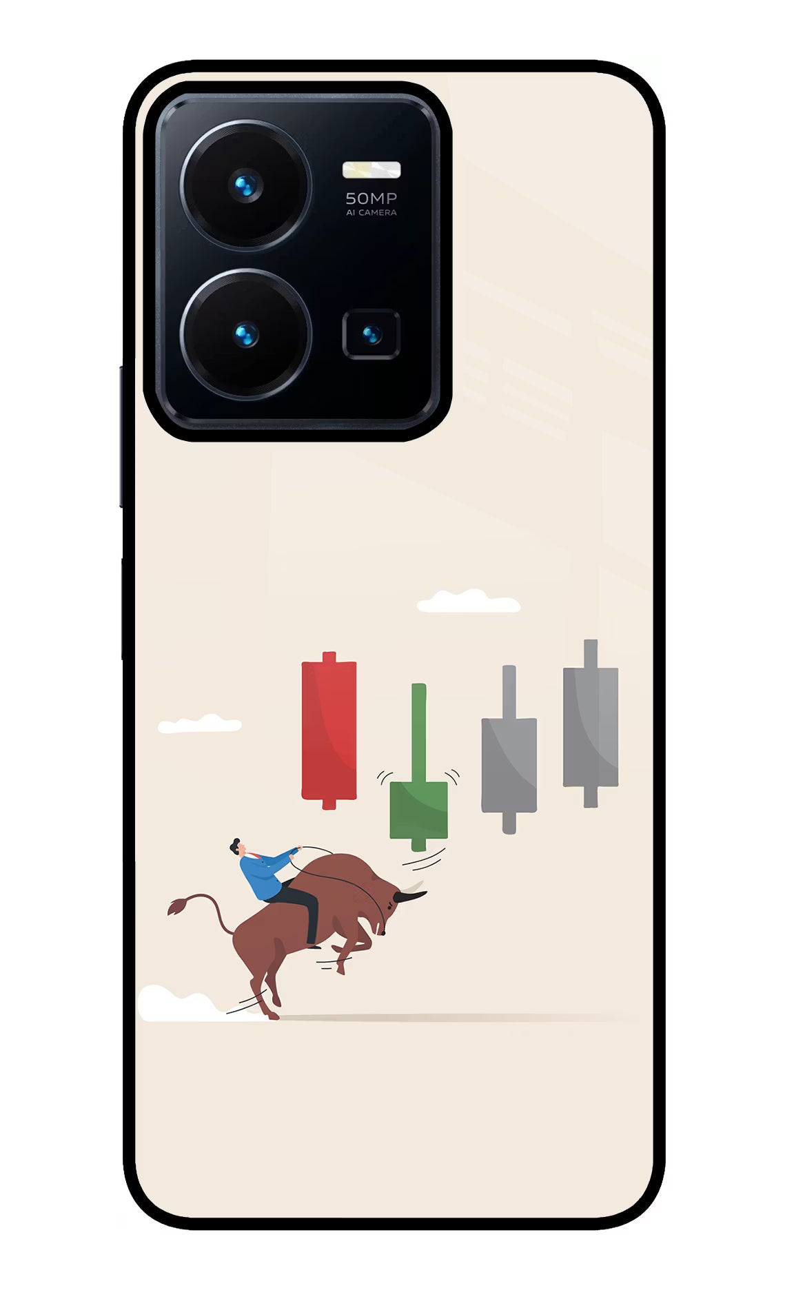 Bull Trading Momentum Vivo Y35 Glass Case - Bull Trading Momentum Vivo Y35 Glass Case Bull Trading Momentum Vivo Y35 Glass Case