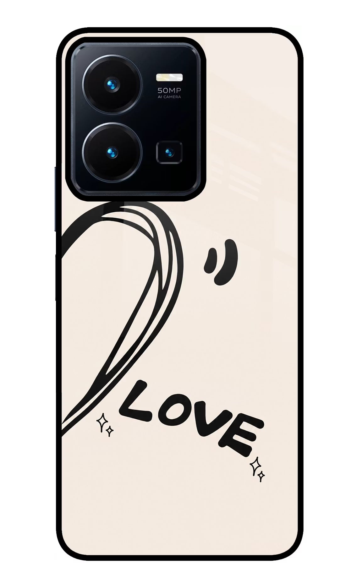 Soul Line Vivo Y35 Glass Case - Soul Line Vivo Y35 Glass Case Soul Line Vivo Y35 Glass Case