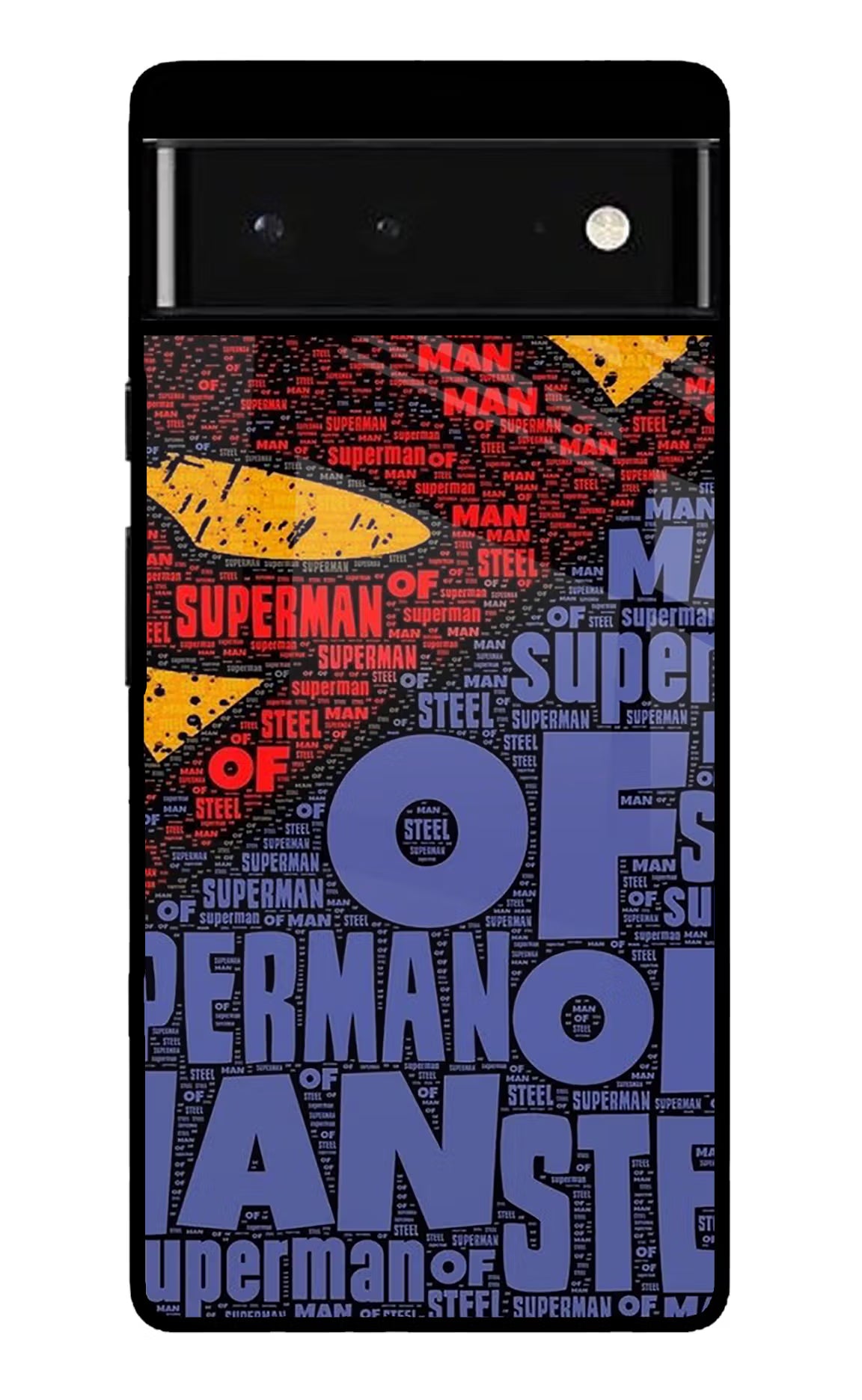 Superman Google Pixel 6 Back Cover - Superman Google Pixel 6 Glass Case Back Cover by Casekaro Superman Google Pixel 6 Glass Case Back Cover by Casekaro