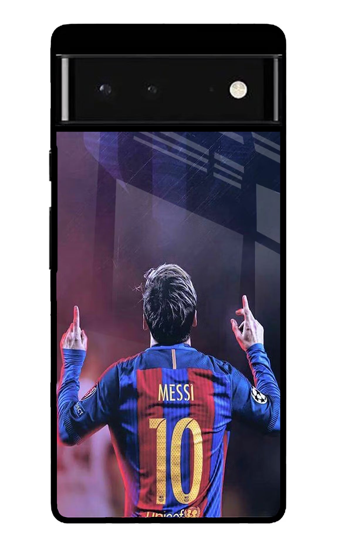 Messi Google Pixel 6 Back Cover - Messi Google Pixel 6 Glass Case Back Cover by Casekaro Messi Google Pixel 6 Glass Case Back Cover by Casekaro