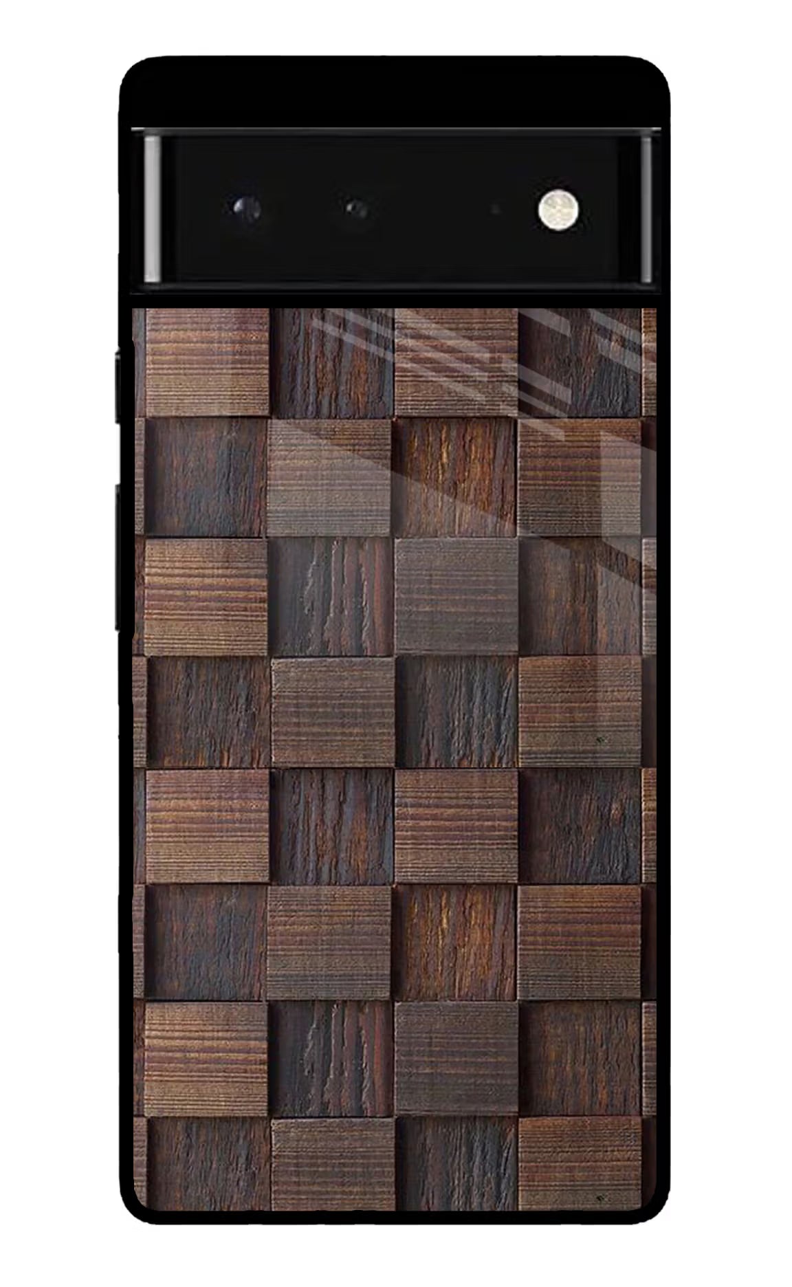 Wooden Cube Design Google Pixel 6 Glass Case - Wooden Cube Design Google Pixel 6 Glass Case Wooden Cube Design Google Pixel 6 Glass Case