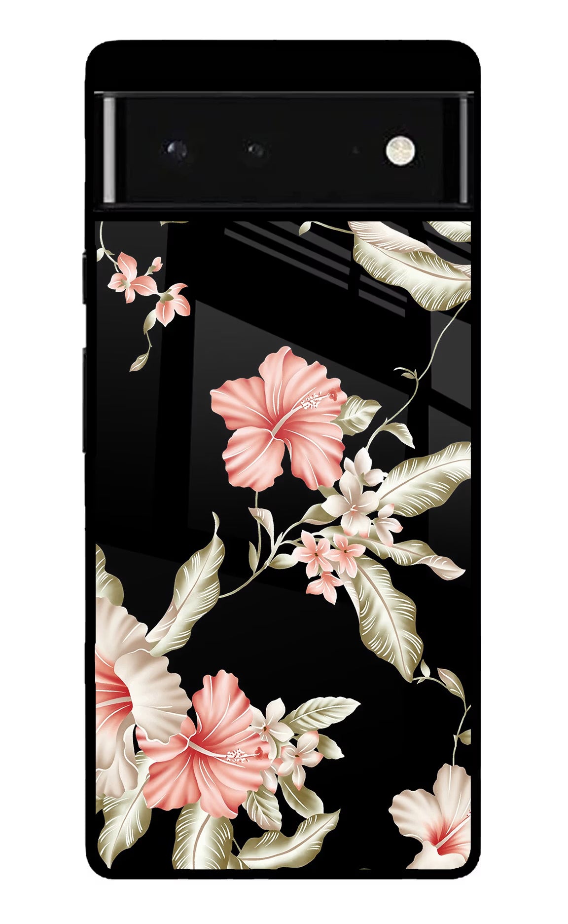 Flowers Google Pixel 6 Glass Case - Flowers Google Pixel 6 Glass Case Flowers Google Pixel 6 Glass Case