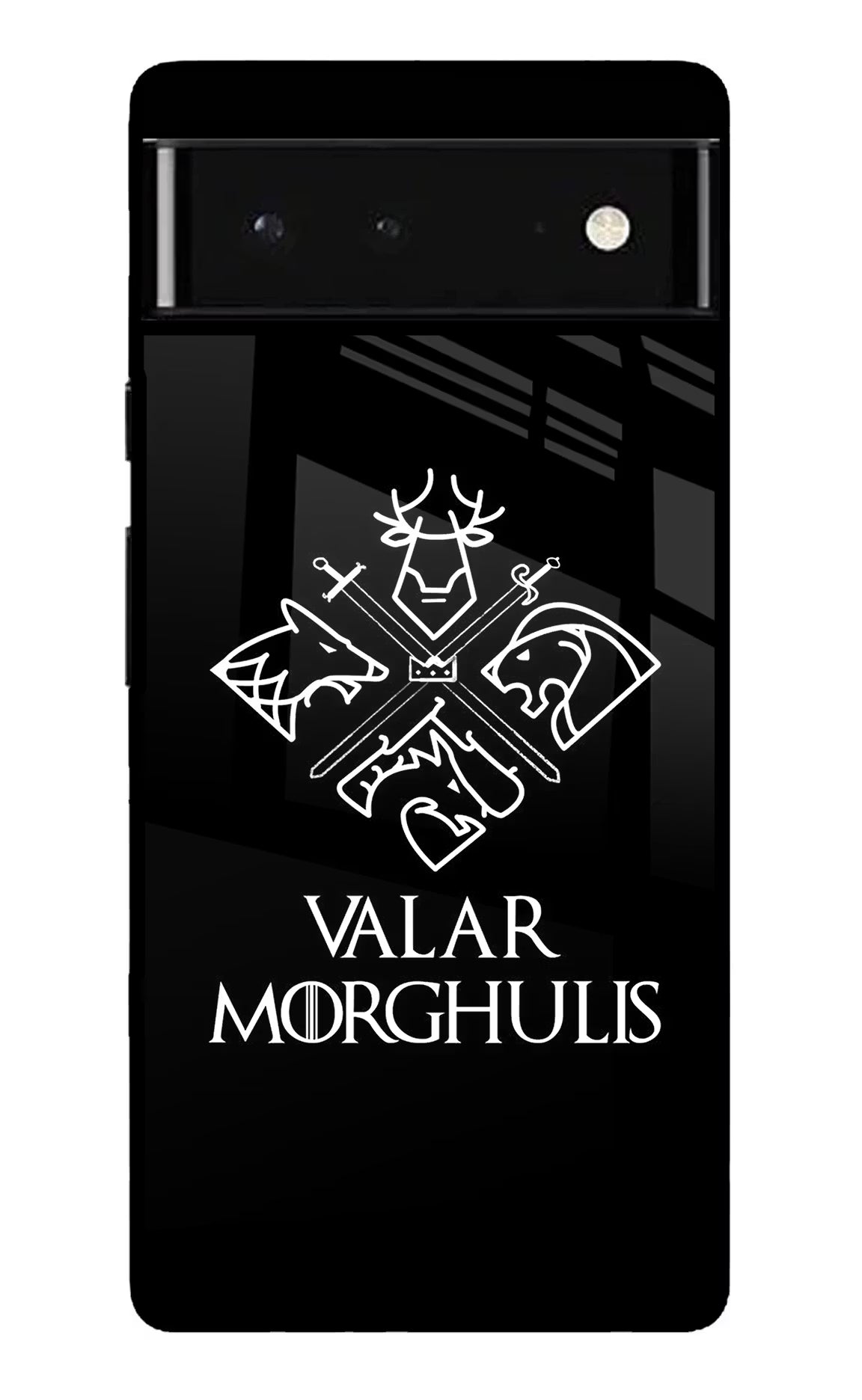 Valar Morghulis | Game Of Thrones Google Pixel 6 Back Cover - Valar Morghulis | Game Of Thrones Google Pixel 6 Glass Case Back Cover by Casekaro Valar Morghulis | Game Of Thrones Google Pixel 6 Glass Case Back Cover by Casekaro