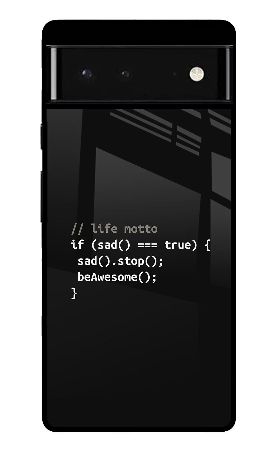 Life Motto Code Google Pixel 6 Glass Case - Life Motto Code Google Pixel 6 Glass Case Life Motto Code Google Pixel 6 Glass Case