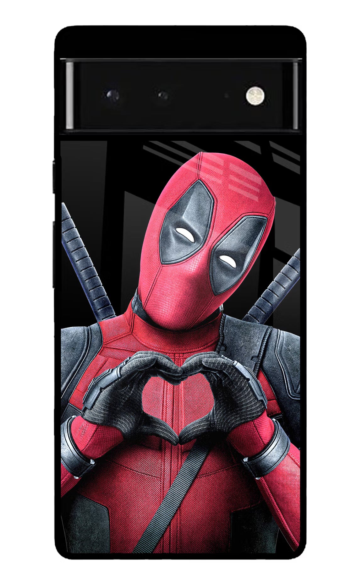 Deadpool Google Pixel 6 Back Cover - Deadpool Google Pixel 6 Glass Case Back Cover by Casekaro Deadpool Google Pixel 6 Glass Case Back Cover by Casekaro