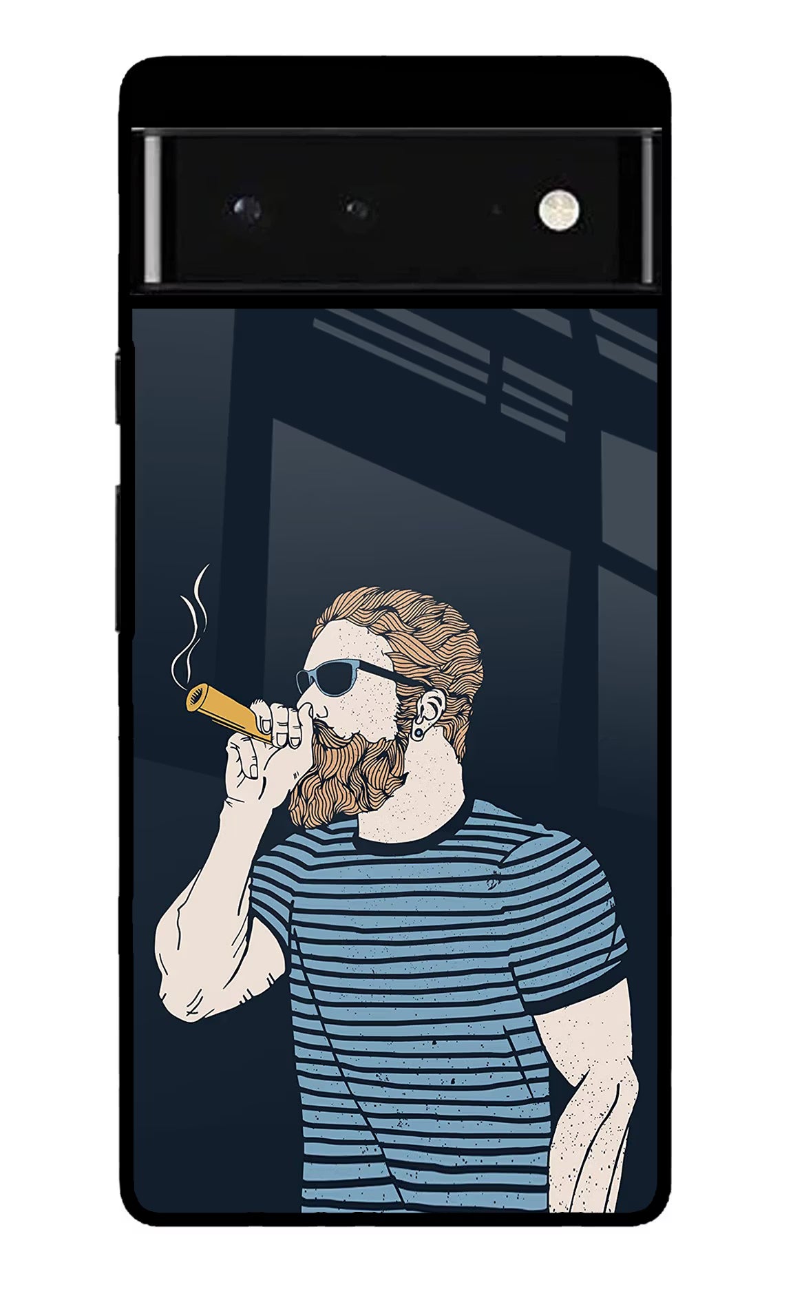Smoking Google Pixel 6 Glass Case - Smoking Google Pixel 6 Glass Case Smoking Google Pixel 6 Glass Case