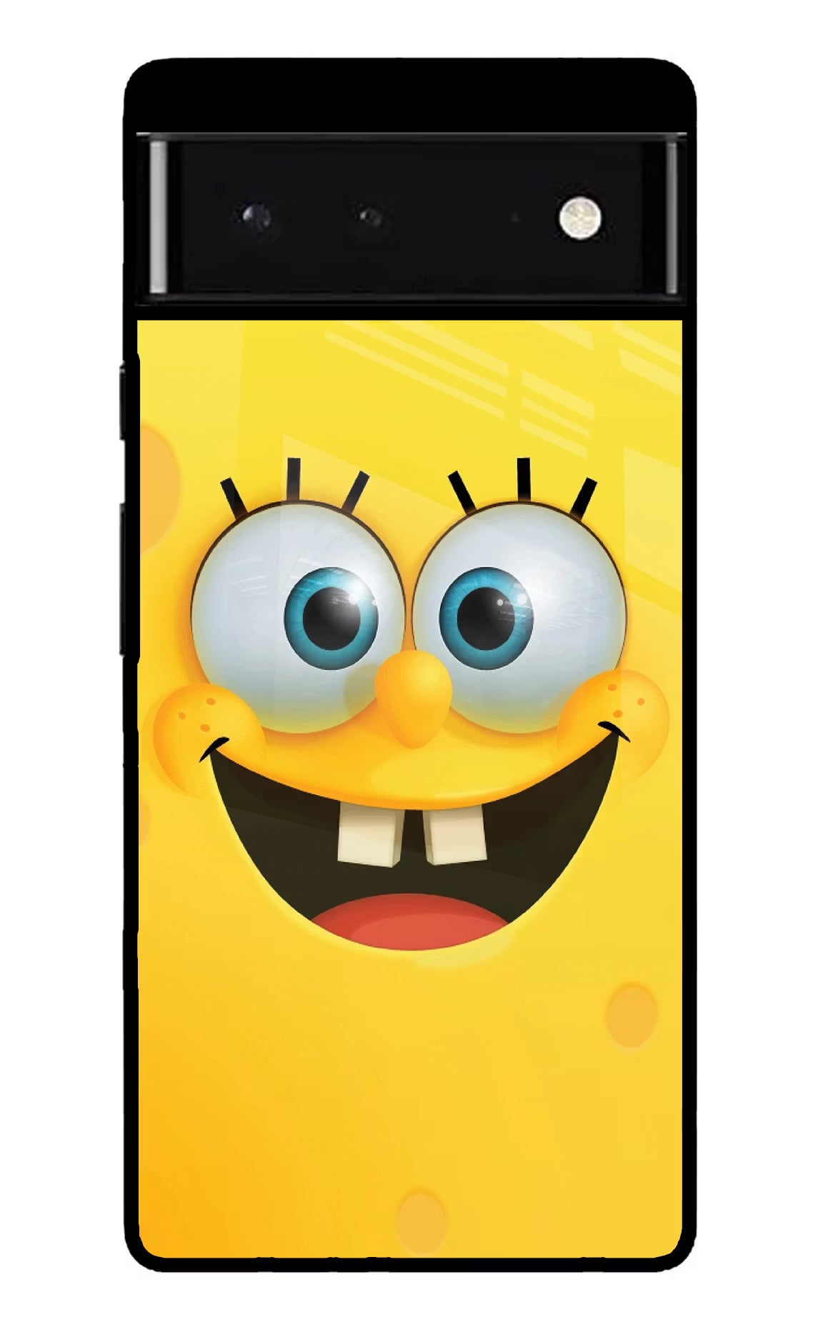 Sponge 1 Google Pixel 6 Back Cover - Sponge 1 Google Pixel 6 Glass Case Back Cover by Casekaro Sponge 1 Google Pixel 6 Glass Case Back Cover by Casekaro