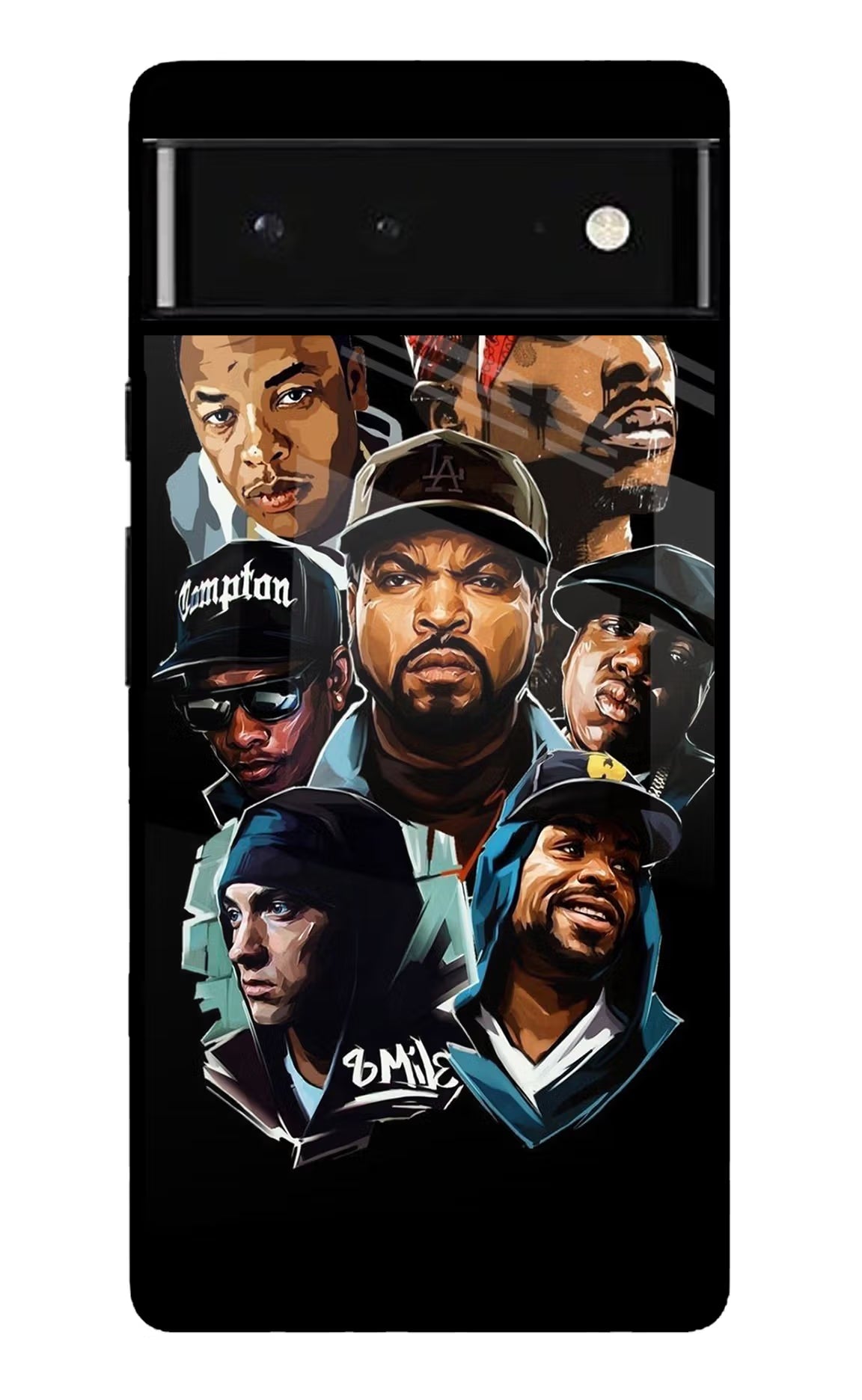 Rappers Google Pixel 6 Glass Case - Rappers Google Pixel 6 Glass Case Rappers Google Pixel 6 Glass Case