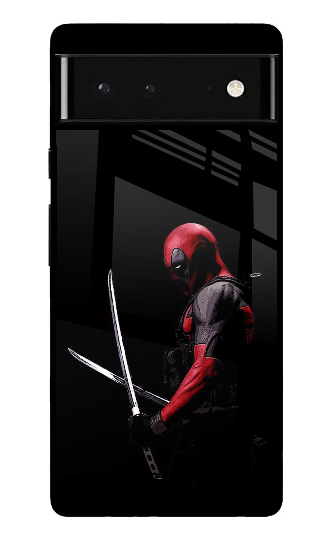 Deadpool Google Pixel 6 Back Cover - Deadpool Google Pixel 6 Glass Case Back Cover by Casekaro Deadpool Google Pixel 6 Glass Case Back Cover by Casekaro