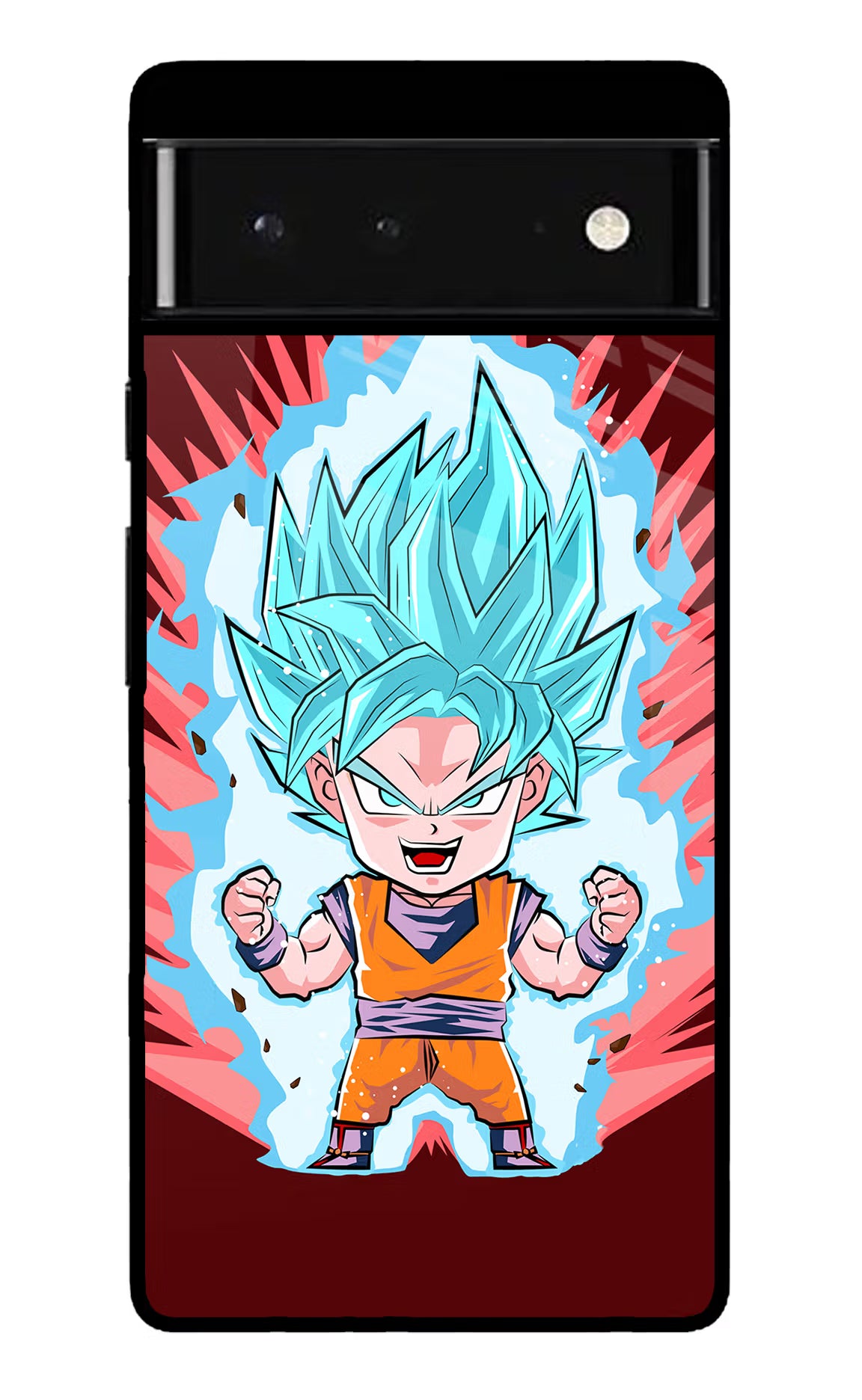 Goku Little Google Pixel 6 Glass Case - Goku Little Google Pixel 6 Glass Case Goku Little Google Pixel 6 Glass Case