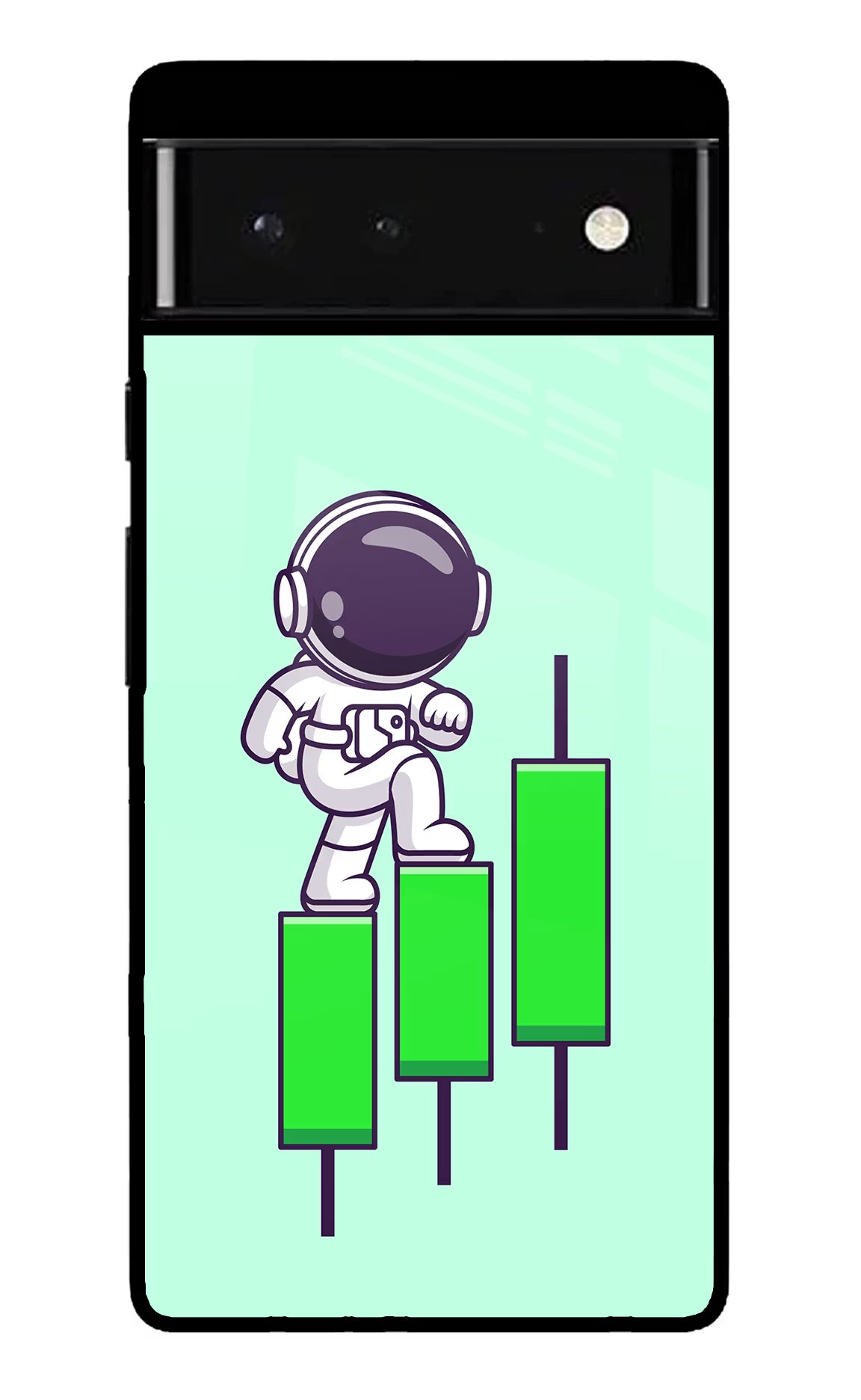 Astronaut Trader Google Pixel 6 Glass Case - Astronaut Trader Google Pixel 6 Glass Case Astronaut Trader Google Pixel 6 Glass Case
