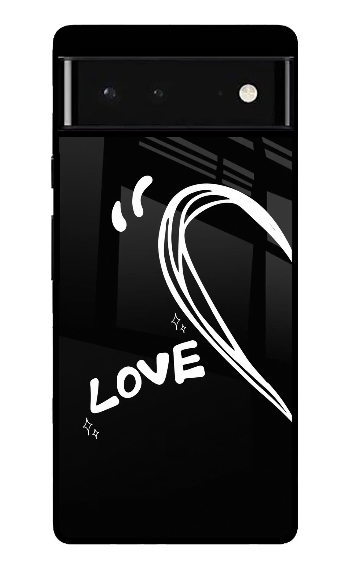 Love Line Google Pixel 6 Glass Case - Love Line Google Pixel 6 Glass Case Love Line Google Pixel 6 Glass Case