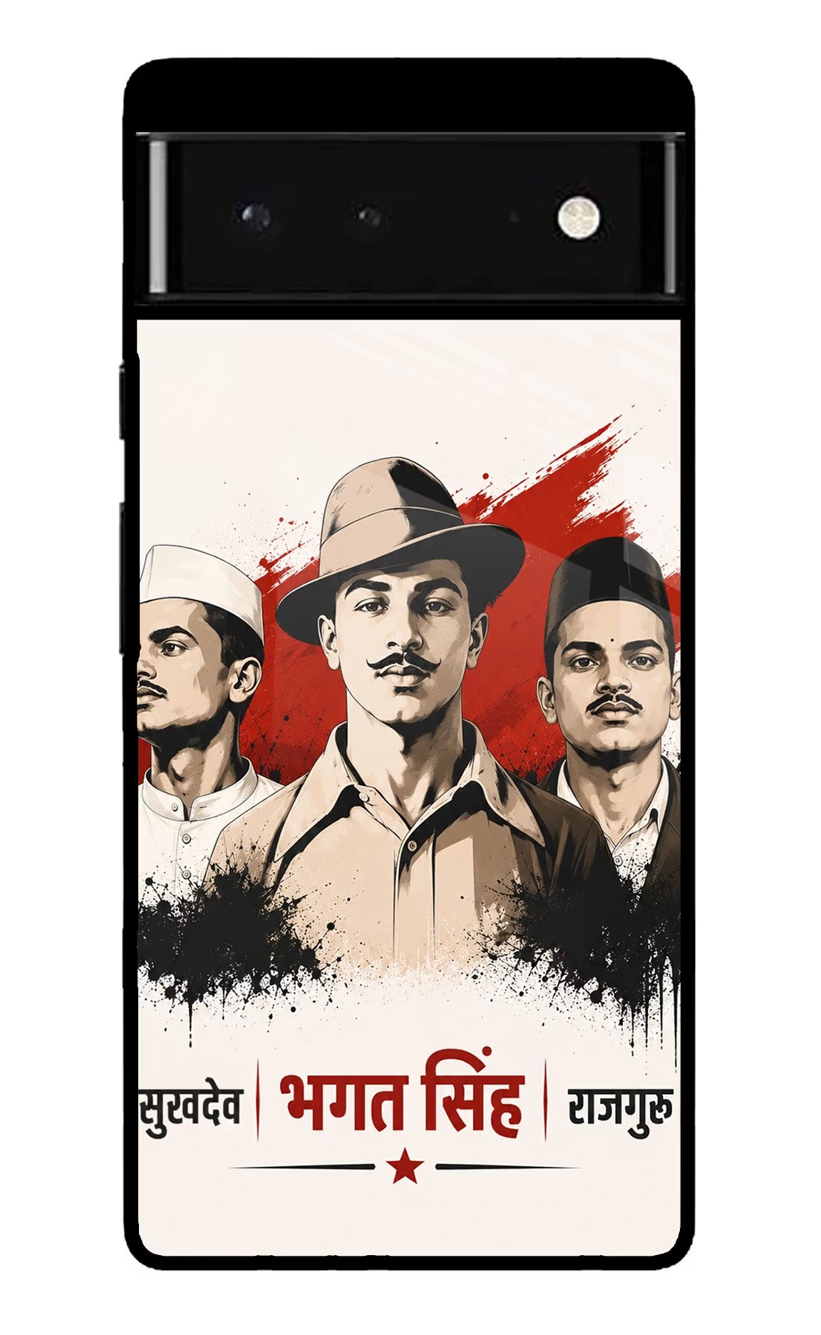 Sardar Patel Iron Will Google Pixel 6 Glass Case - Sardar Patel Iron Will Google Pixel 6 Glass Case Sardar Patel Iron Will Google Pixel 6 Glass Case
