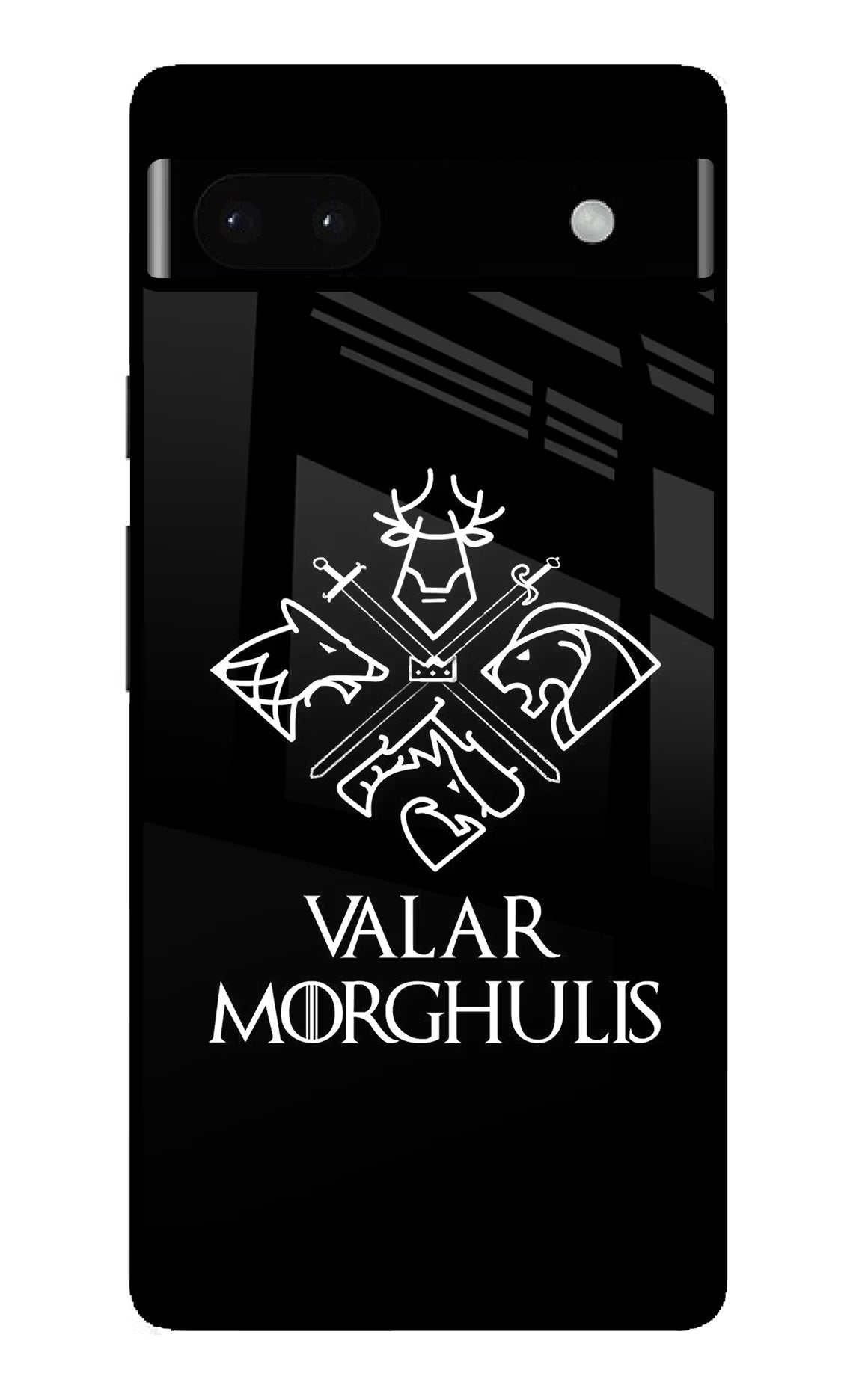 Valar Morghulis | Game Of Thrones Google Pixel 6A Glass Case - Valar Morghulis | Game Of Thrones Google Pixel 6A Glass Case Valar Morghulis | Game Of Thrones Google Pixel 6A Glass Case