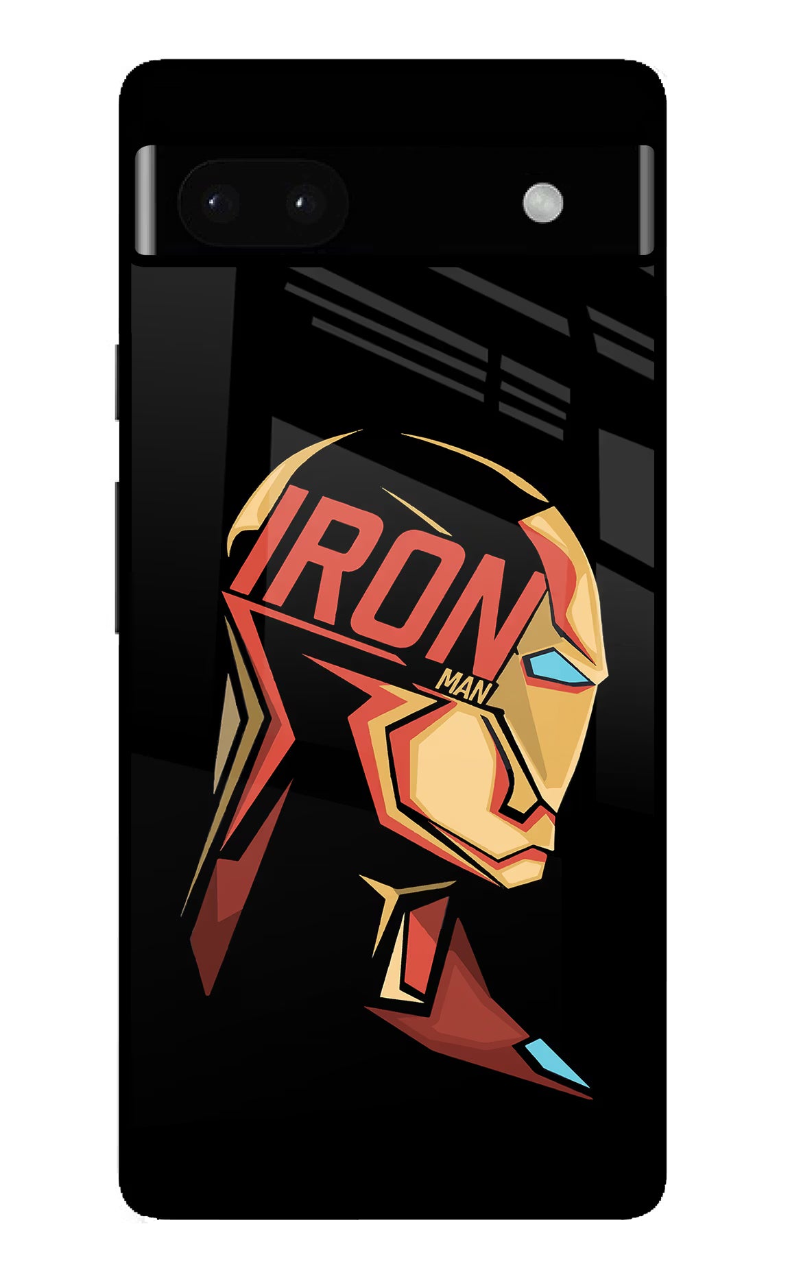 IronMan Google Pixel 6A Glass Case - IronMan Google Pixel 6A Glass Case IronMan Google Pixel 6A Glass Case
