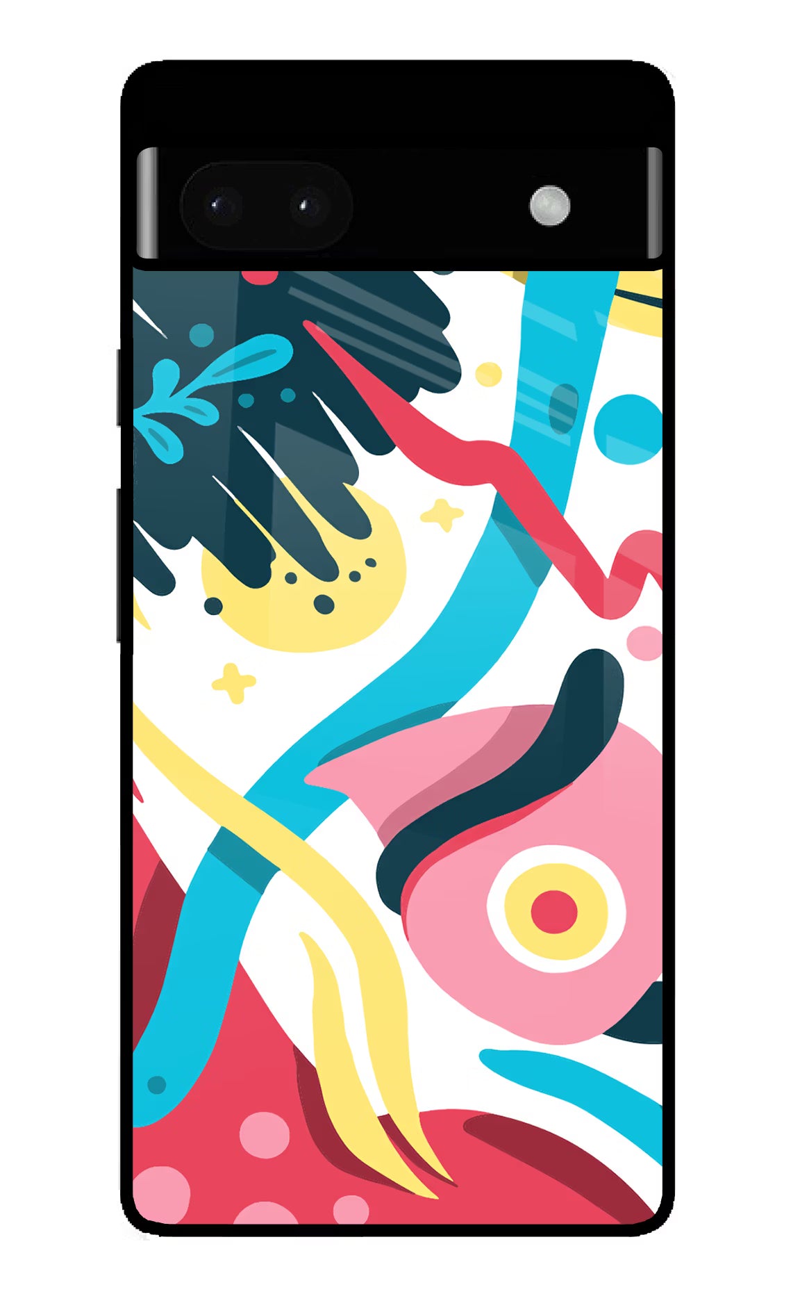 Trippy Google Pixel 6A Glass Case - Trippy Google Pixel 6A Glass Case Trippy Google Pixel 6A Glass Case