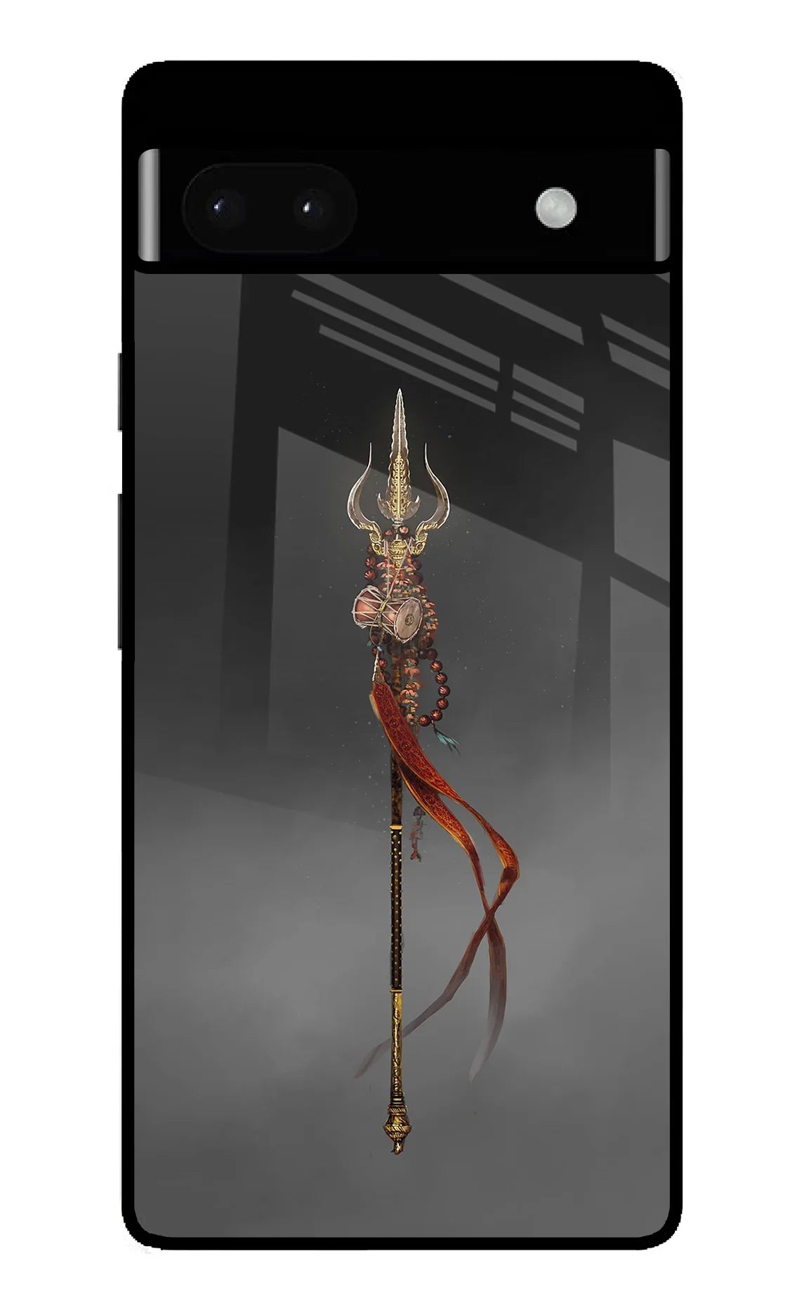 Shiv Trishul Google Pixel 6A Glass Case - Shiv Trishul Google Pixel 6A Glass Case Shiv Trishul Google Pixel 6A Glass Case