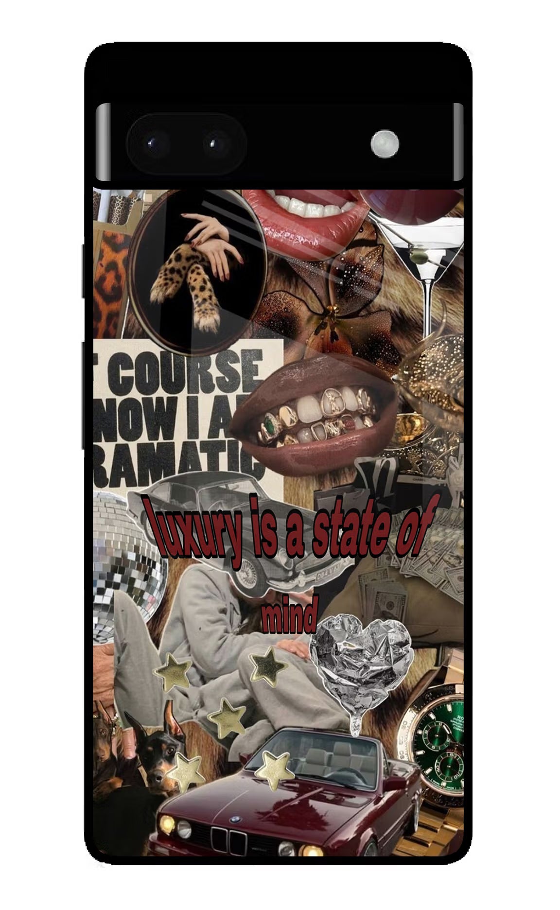 Luxury Google Pixel 6A Glass Case - Luxury Google Pixel 6A Glass Case Luxury Google Pixel 6A Glass Case