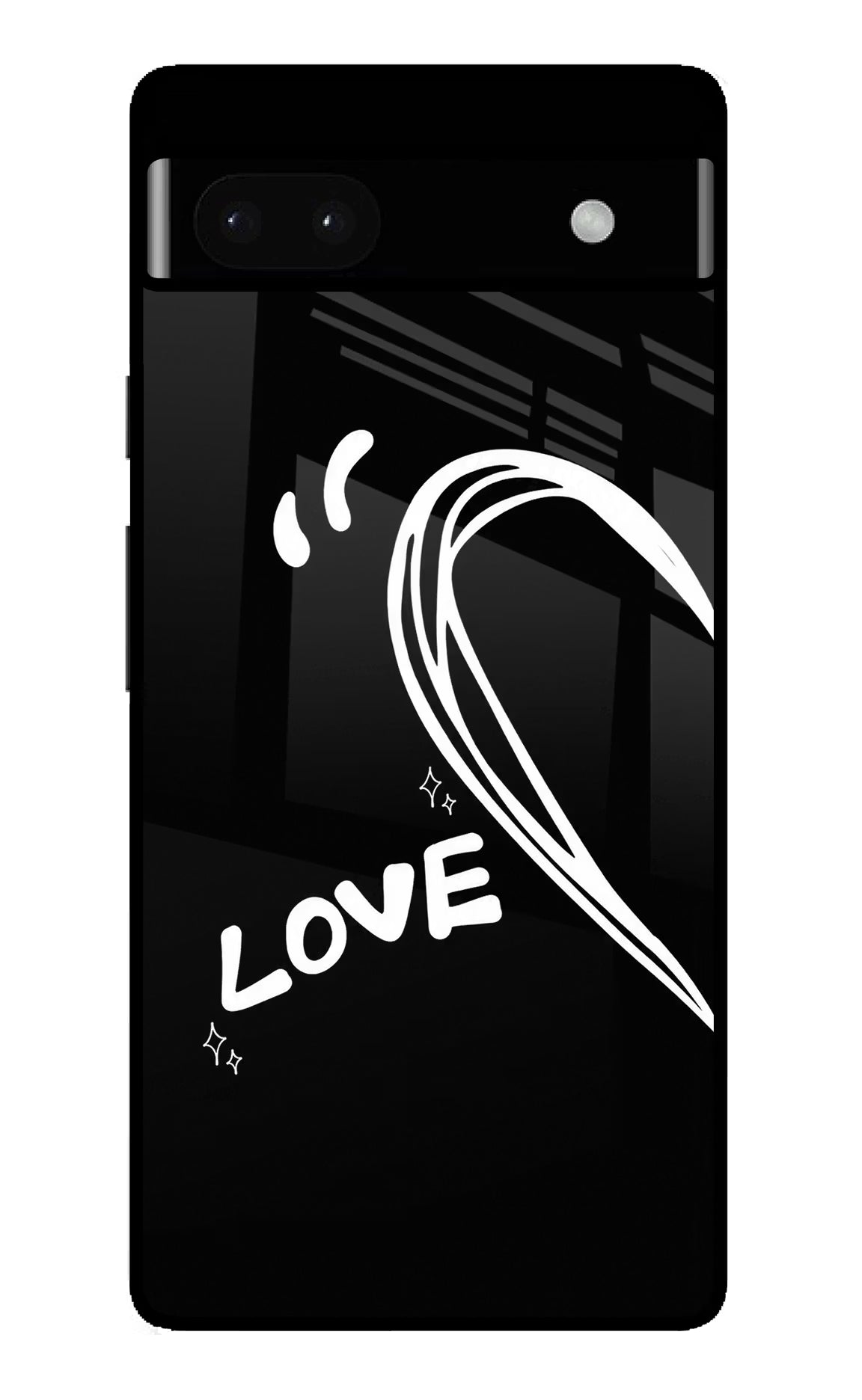 Love Line Google Pixel 6A Glass Case - Love Line Google Pixel 6A Glass Case Love Line Google Pixel 6A Glass Case