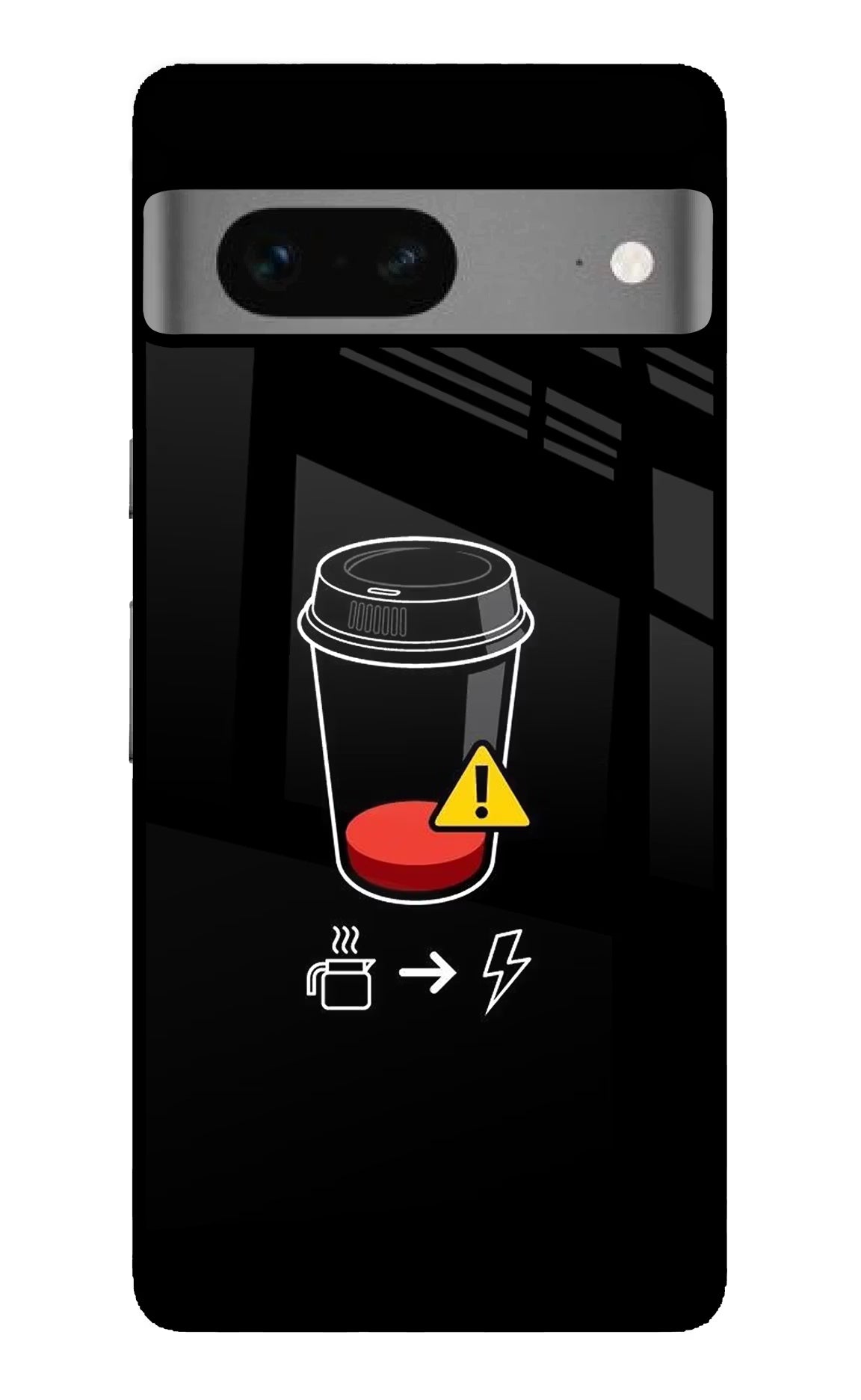 Coffee Google Pixel 7 Back Cover - Coffee Google Pixel 7 Glass Case Back Cover by Casekaro Coffee Google Pixel 7 Glass Case Back Cover by Casekaro