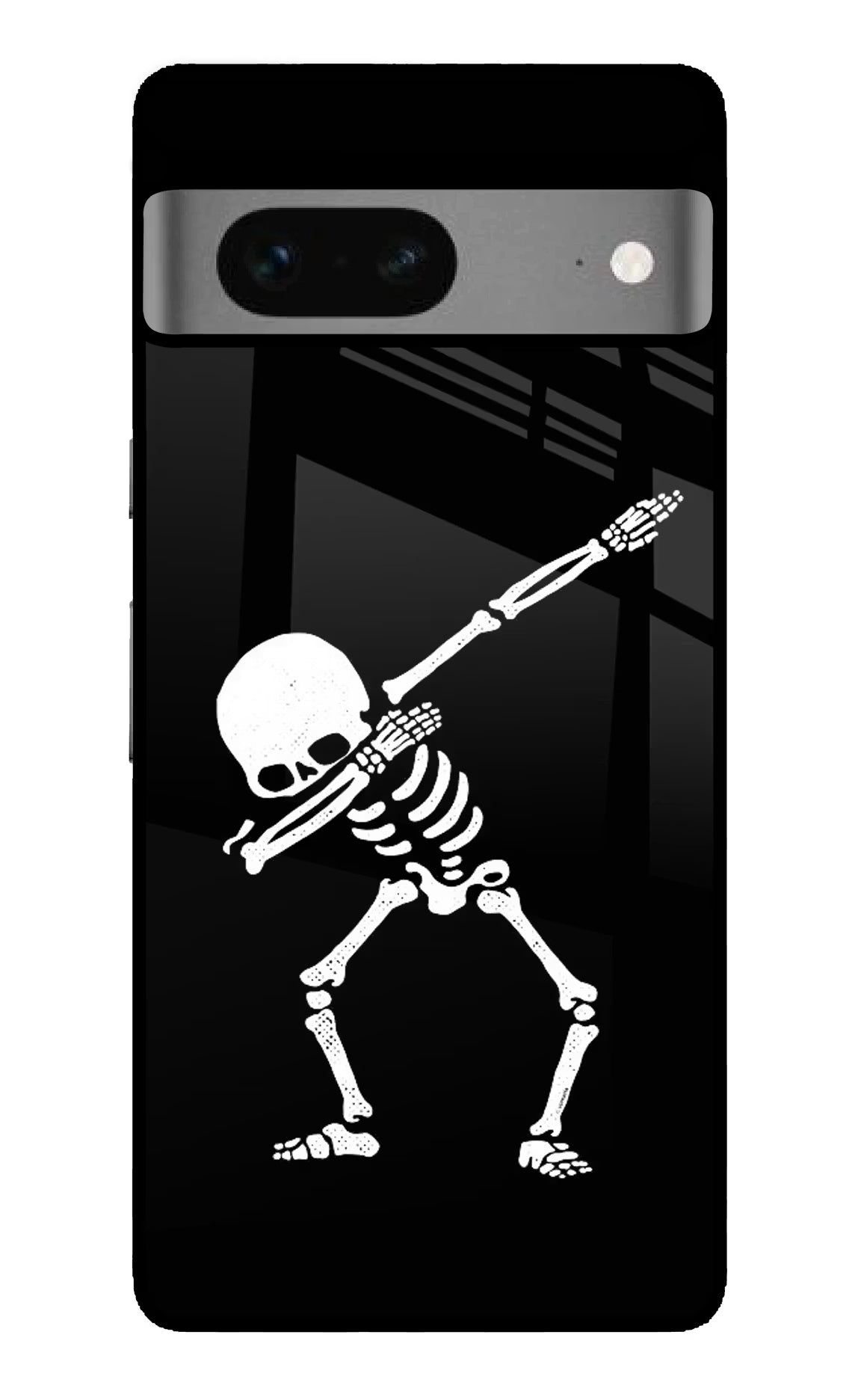 Dabbing Skeleton Art Google Pixel 7 Glass Case - Dabbing Skeleton Art Google Pixel 7 Glass Case Dabbing Skeleton Art Google Pixel 7 Glass Case