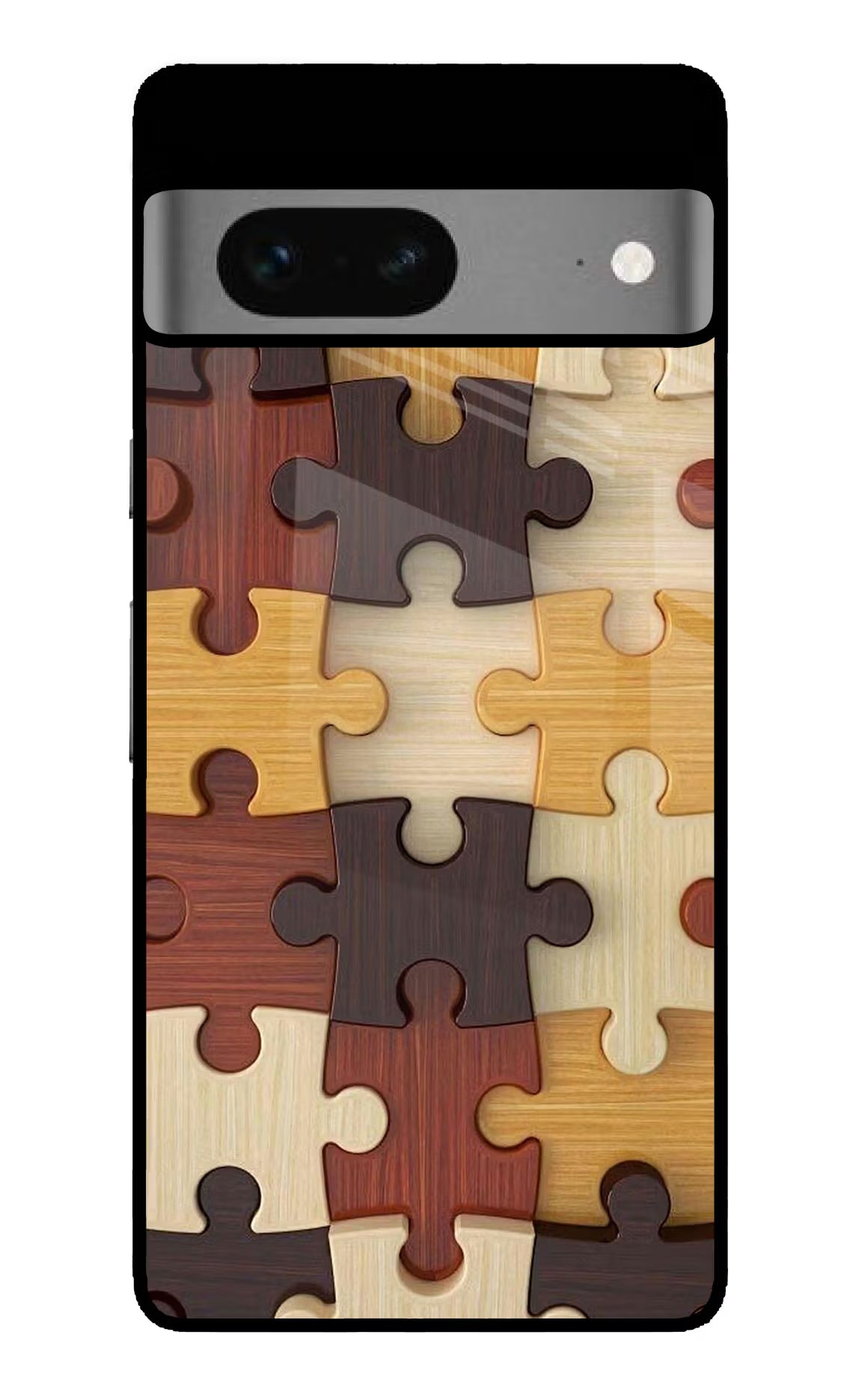 Wooden Puzzle Google Pixel 7 Glass Case - Wooden Puzzle Google Pixel 7 Glass Case Wooden Puzzle Google Pixel 7 Glass Case