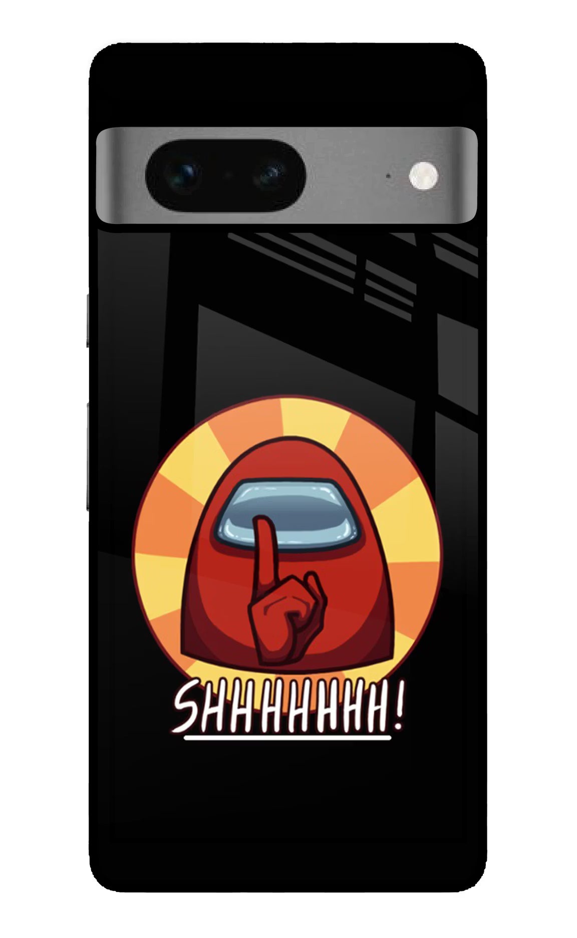 Among Us Shhh! Google Pixel 7 Glass Case - Among Us Shhh! Google Pixel 7 Glass Case Among Us Shhh! Google Pixel 7 Glass Case