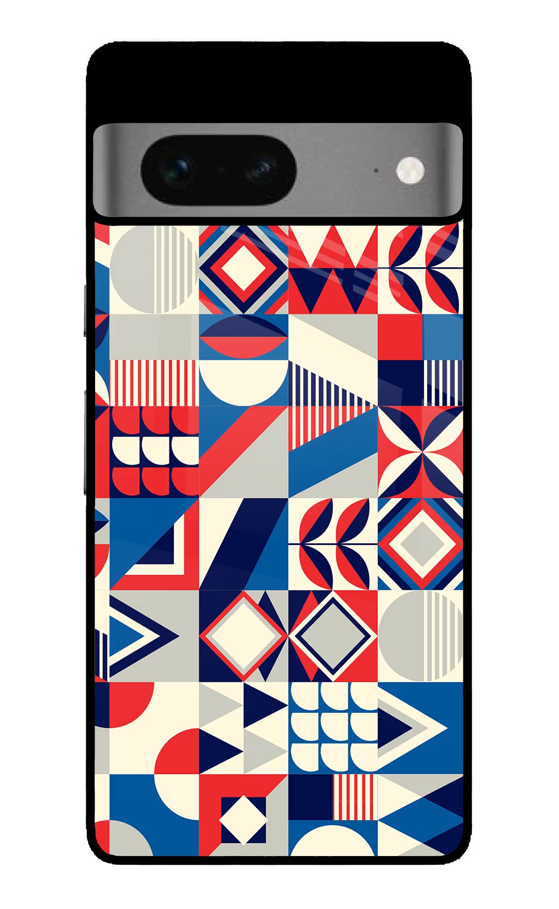 Colorful Pattern Google Pixel 7 Back Cover - Colorful Pattern Google Pixel 7 Glass Case Back Cover by Casekaro Colorful Pattern Google Pixel 7 Glass Case Back Cover by Casekaro