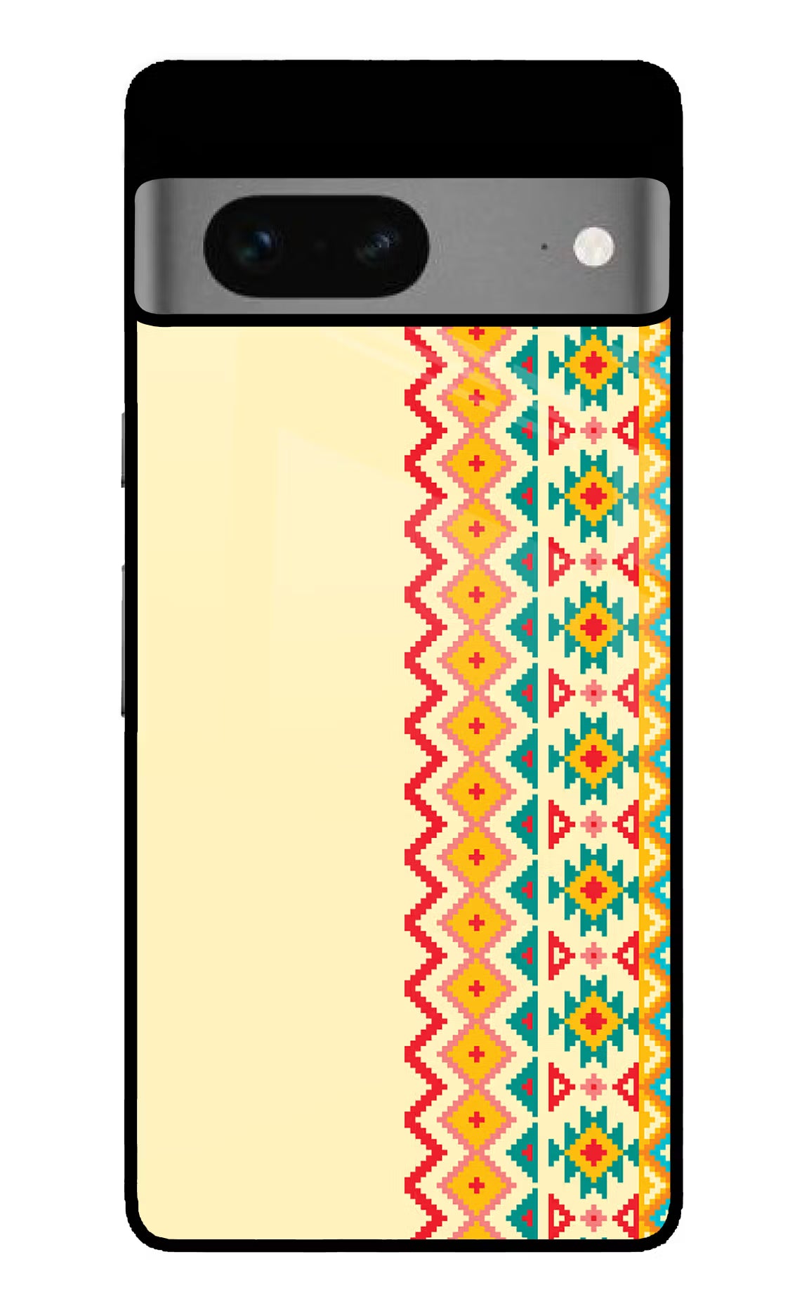 Ethnic Seamless Google Pixel 7 Glass Case - Ethnic Seamless Google Pixel 7 Glass Case Ethnic Seamless Google Pixel 7 Glass Case