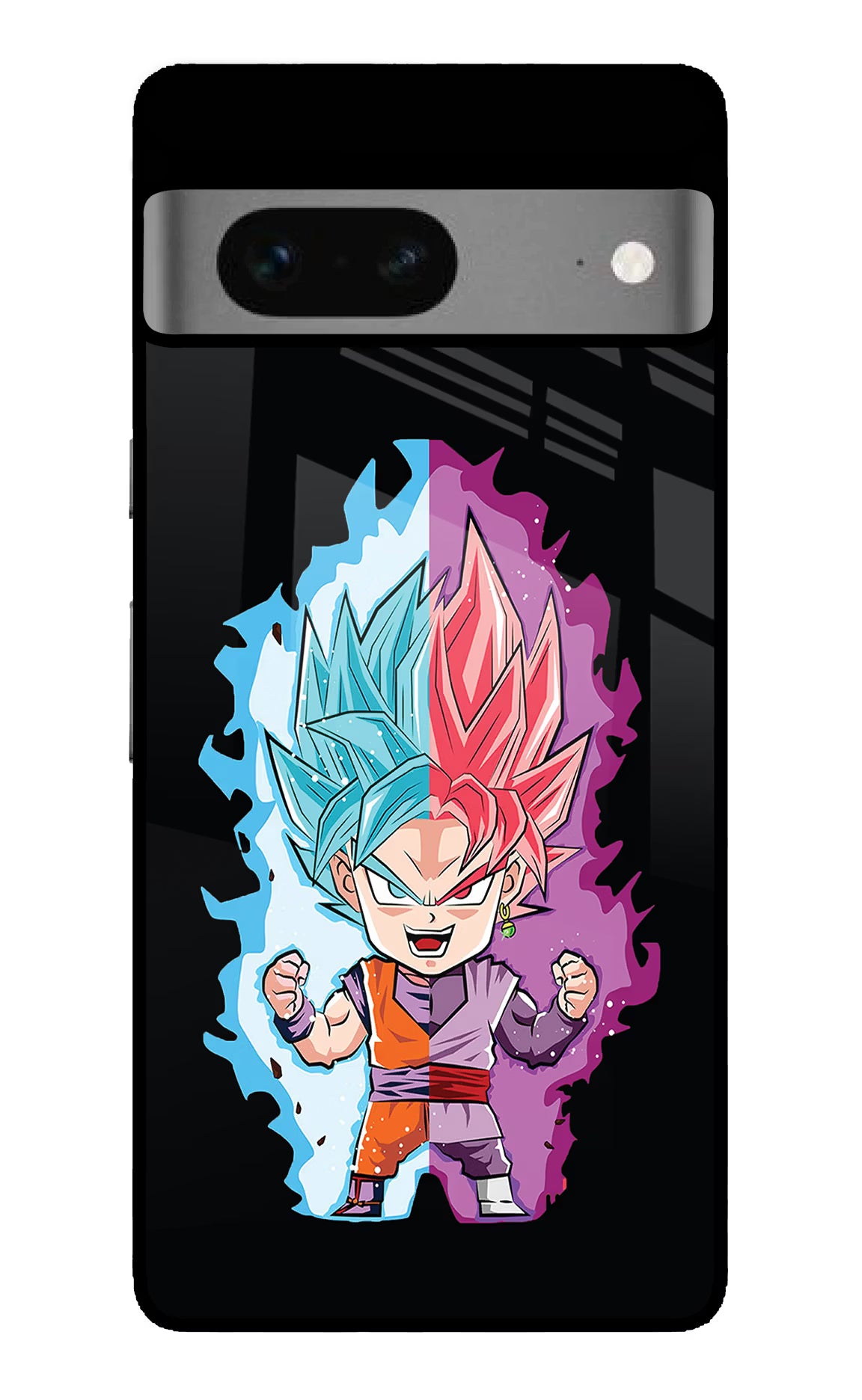 Chota Goku Google Pixel 7 Glass Case - Chota Goku Google Pixel 7 Glass Case Chota Goku Google Pixel 7 Glass Case