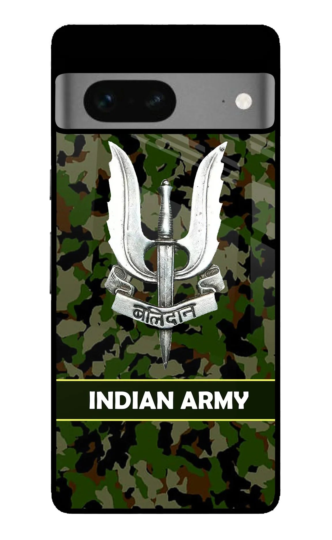 Balidan Indian Logo Google Pixel 7 Glass Case - Balidan Indian Logo Google Pixel 7 Glass Case Balidan Indian Logo Google Pixel 7 Glass Case
