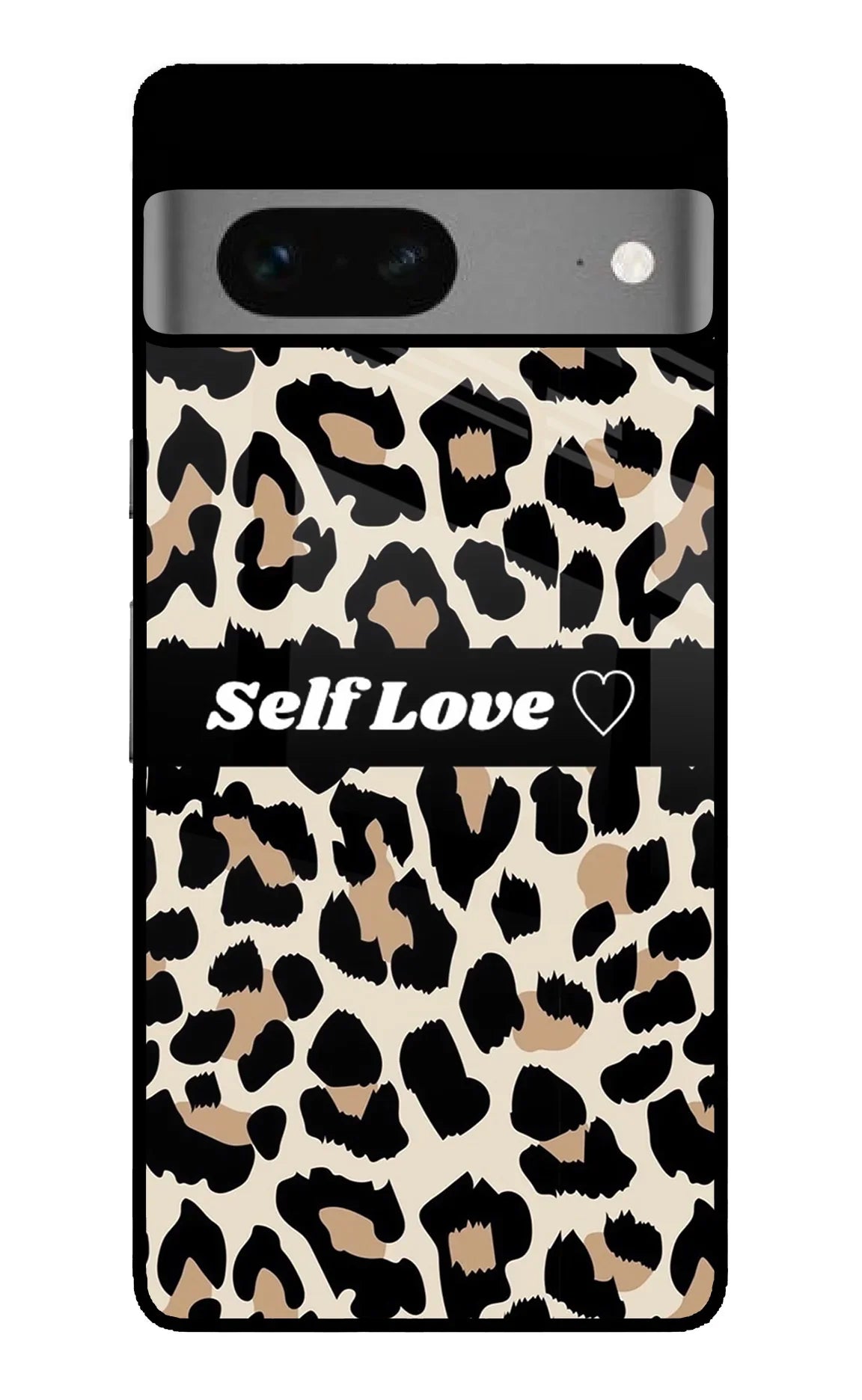 Leopard Print Self Love Google Pixel 7 Glass Case - Leopard Print Self Love Google Pixel 7 Glass Case Leopard Print Self Love Google Pixel 7 Glass Case