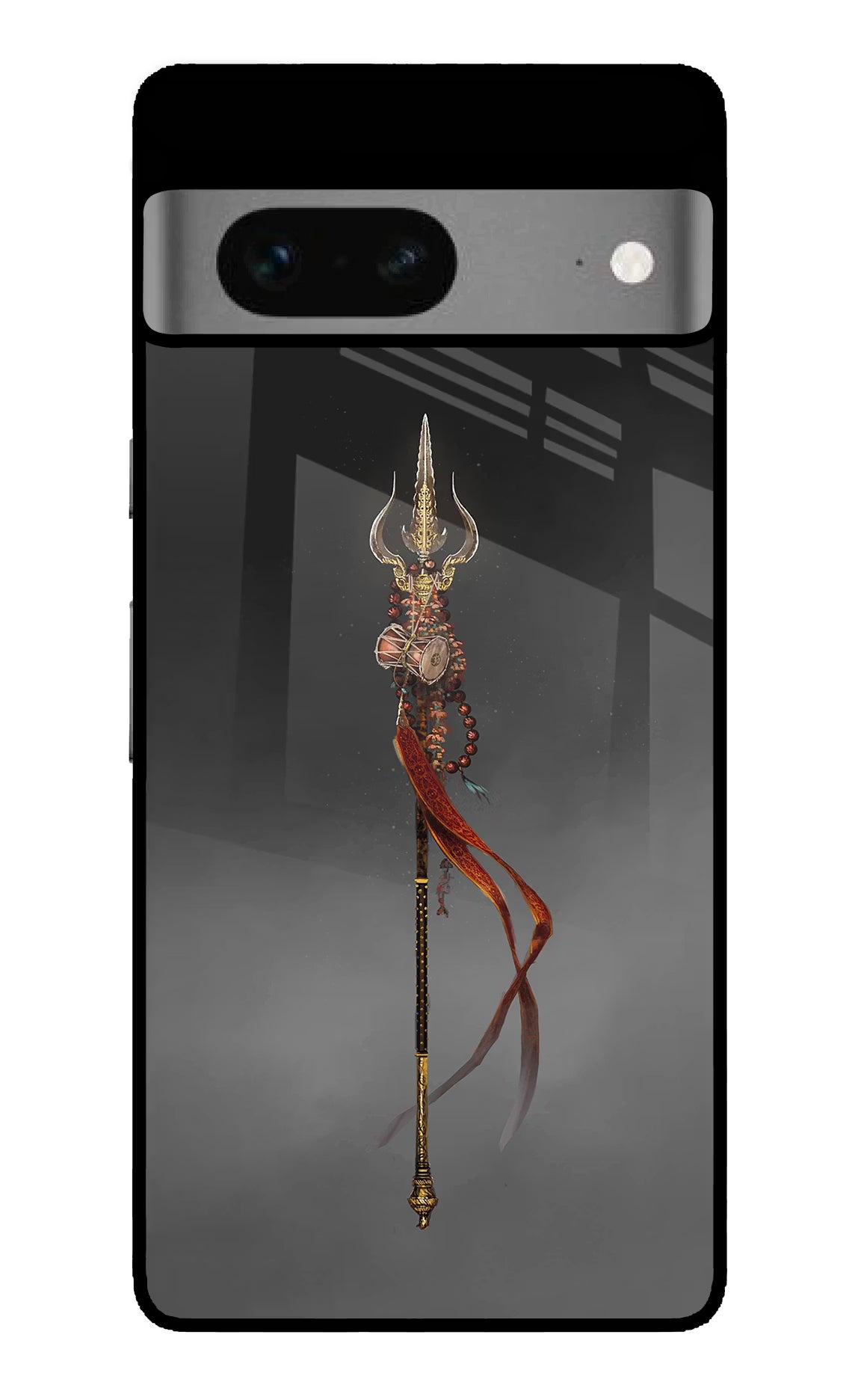 Shiv Trishul Google Pixel 7 Back Cover - Shiv Trishul Google Pixel 7 Glass Case Back Cover by Casekaro Shiv Trishul Google Pixel 7 Glass Case Back Cover by Casekaro