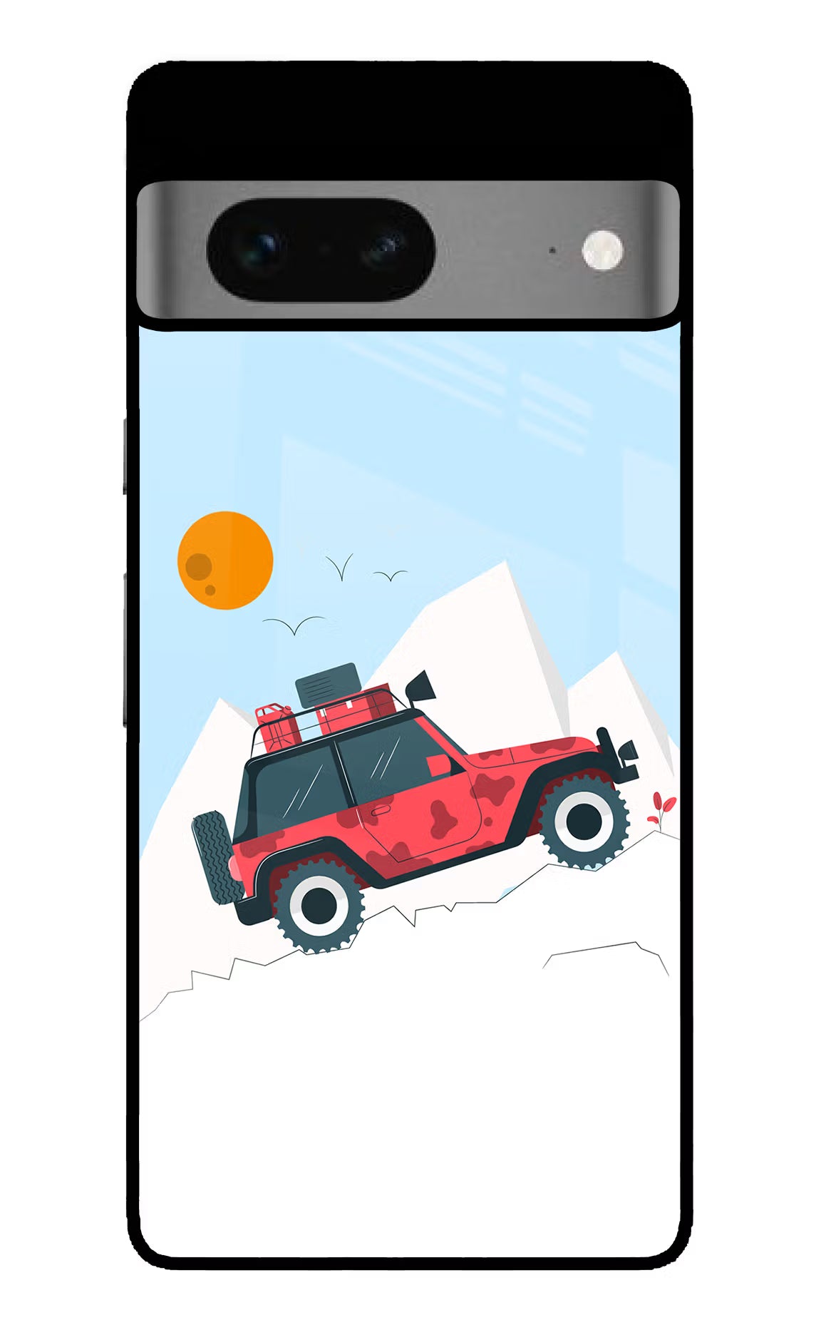 Mountain Trail Beast Google Pixel 7 Glass Case - Mountain Trail Beast Google Pixel 7 Glass Case Mountain Trail Beast Google Pixel 7 Glass Case