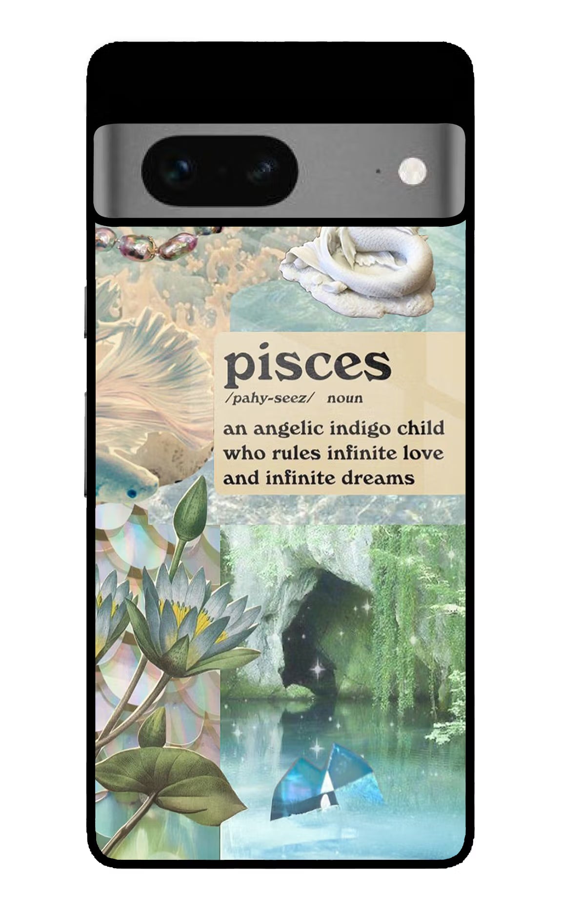 Pisces Zodiac Google Pixel 7 Glass Case - Pisces Zodiac Google Pixel 7 Glass Case Pisces Zodiac Google Pixel 7 Glass Case