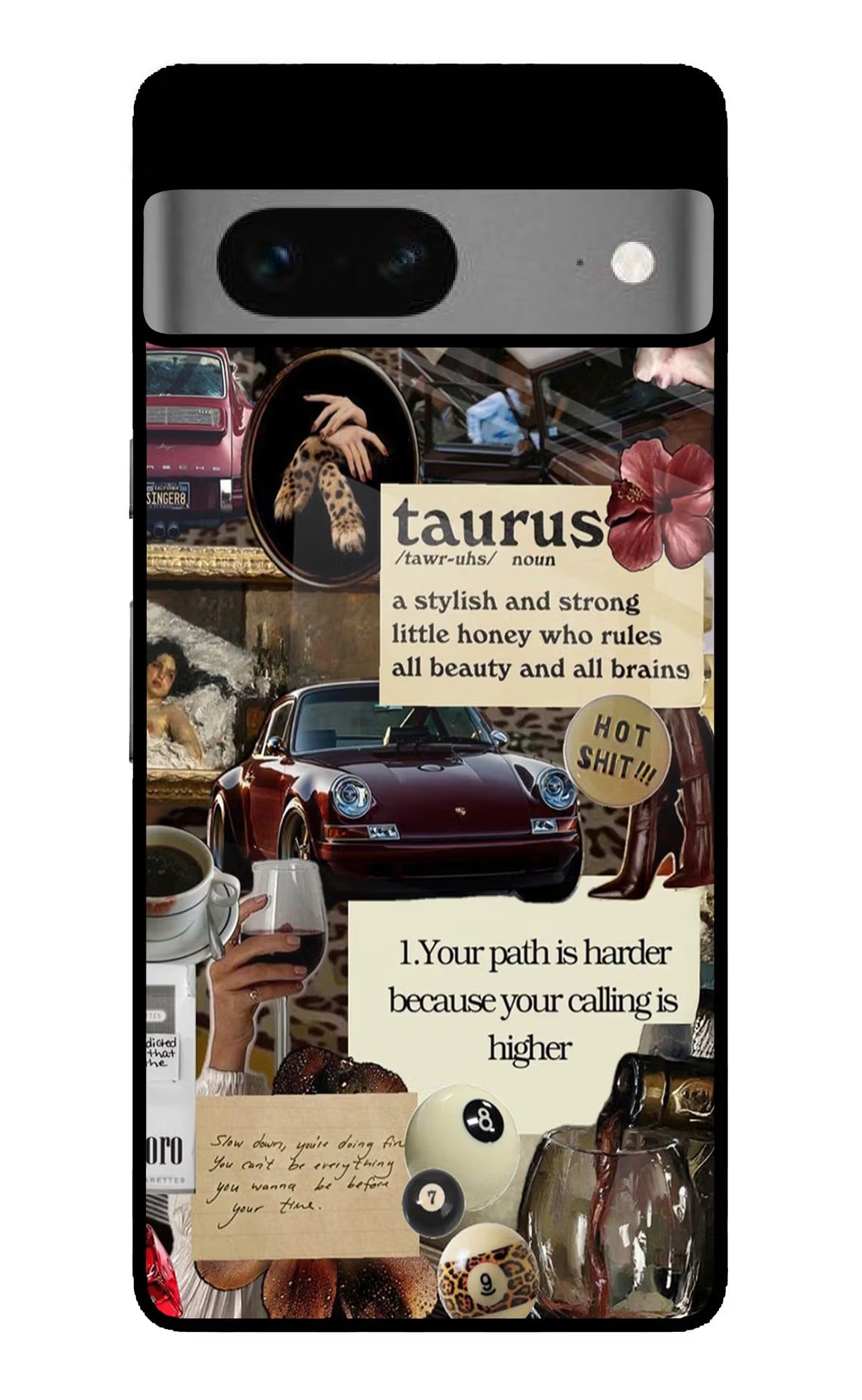 Taurus Zodiac Google Pixel 7 Glass Case - Taurus Zodiac Google Pixel 7 Glass Case Taurus Zodiac Google Pixel 7 Glass Case