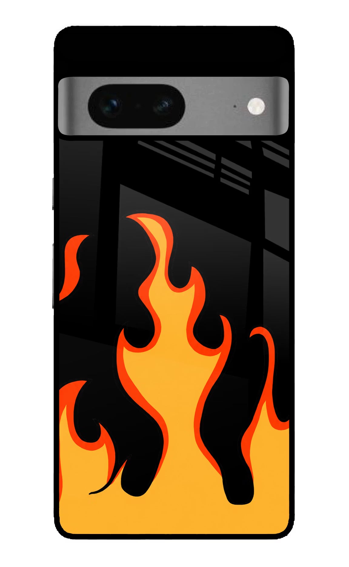 Fired Up – Black Google Pixel 7 Glass Case - Fired Up – Black Google Pixel 7 Glass Case Fired Up – Black Google Pixel 7 Glass Case