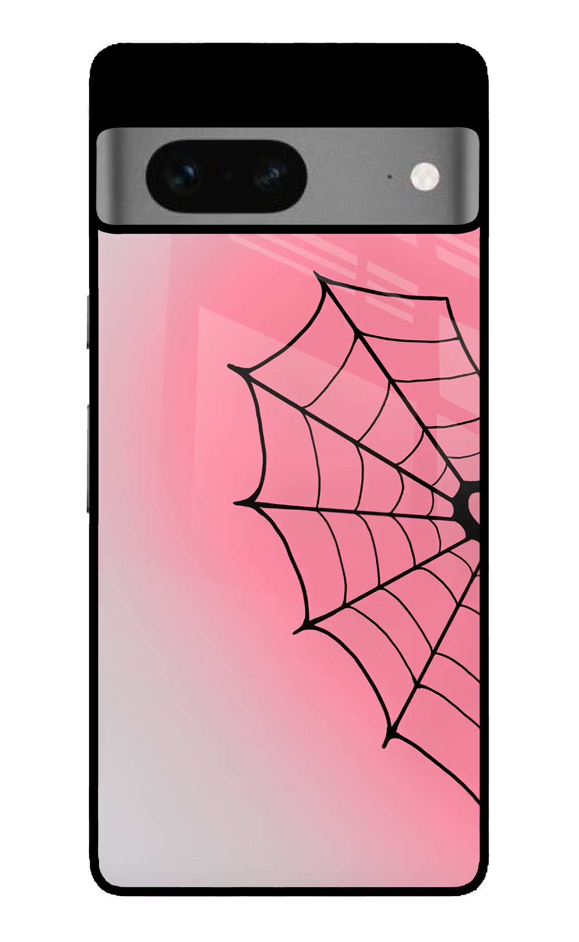 Pink Web Google Pixel 7 Glass Case - Pink Web Google Pixel 7 Glass Case Pink Web Google Pixel 7 Glass Case