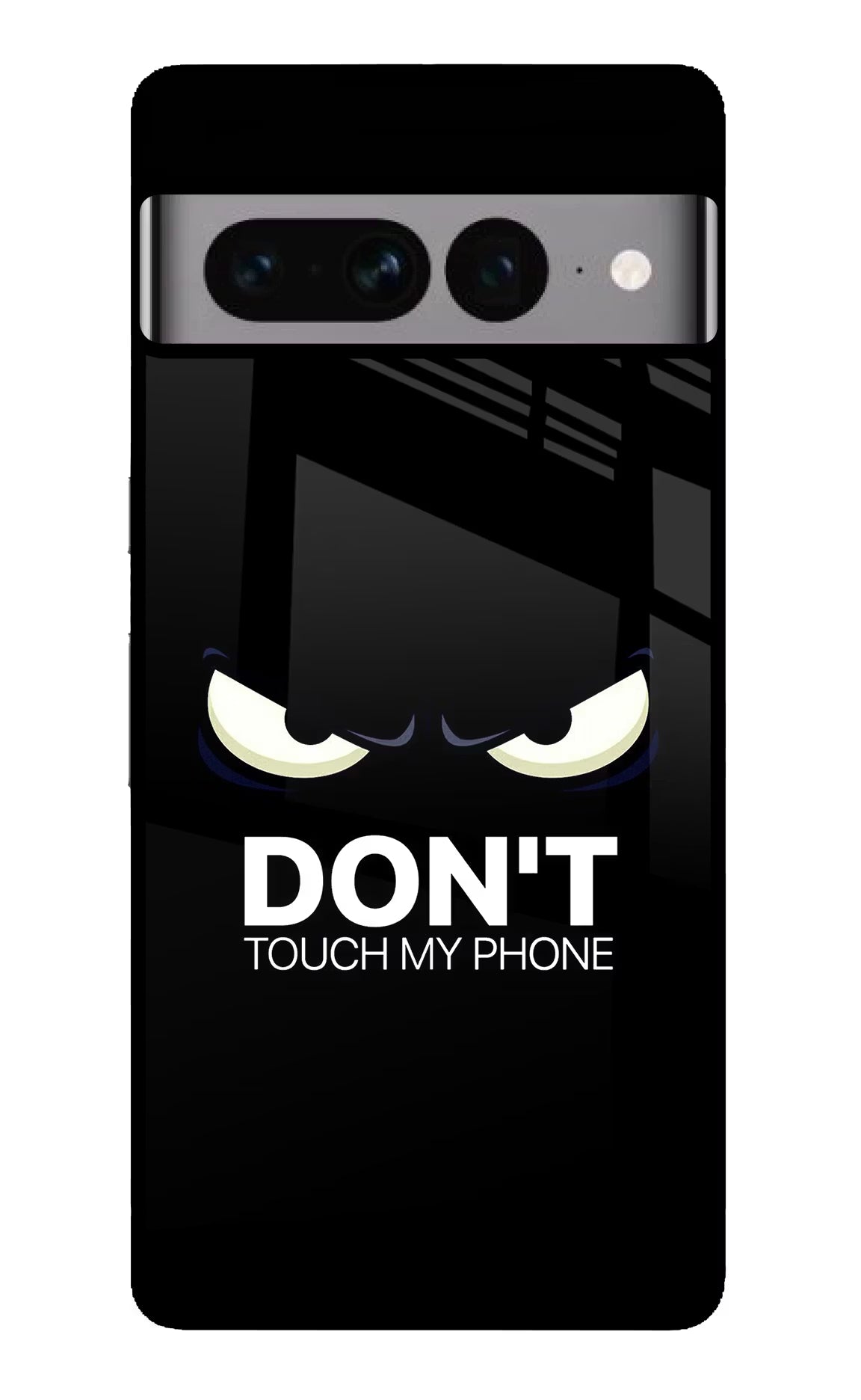 Don'T Touch My Phone Google Pixel 7 Pro Back Cover - Don'T Touch My Phone Google Pixel 7 Pro Glass Case Back Cover by Casekaro Don'T Touch My Phone Google Pixel 7 Pro Glass Case Back Cover by Casekaro