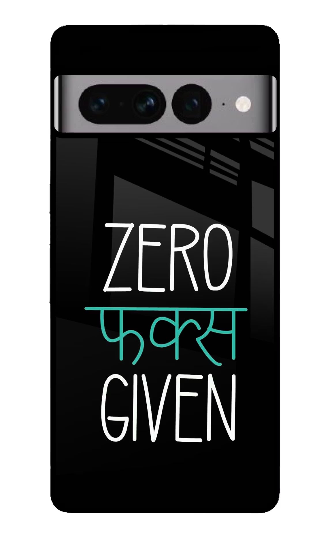 Zero Fucks Given Google Pixel 7 Pro Back Cover - Zero Fucks Given Google Pixel 7 Pro Glass Case Back Cover by Casekaro Zero Fucks Given Google Pixel 7 Pro Glass Case Back Cover by Casekaro