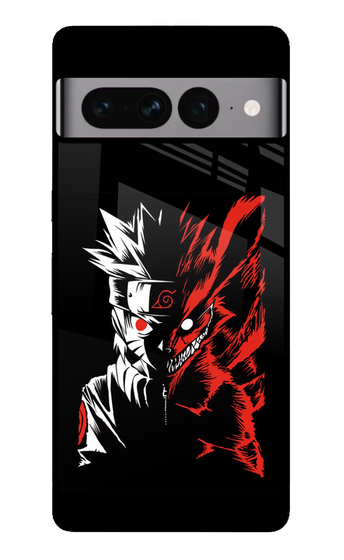 Naruto Two Face Google Pixel 7 Pro Back Cover - Naruto Two Face Google Pixel 7 Pro Glass Case Back Cover by Casekaro Naruto Two Face Google Pixel 7 Pro Glass Case Back Cover by Casekaro