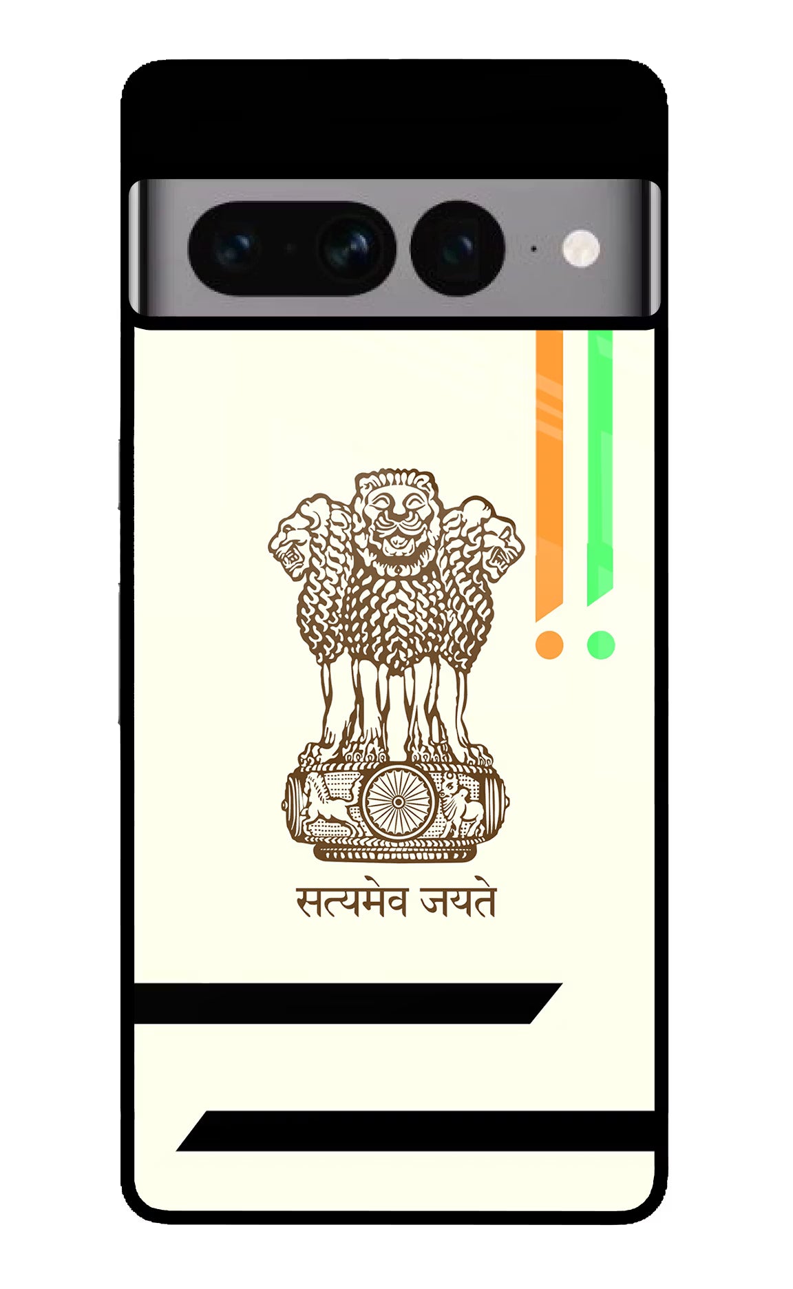 Satyamev Jayate Brown Logo Google Pixel 7 Pro Back Cover - Satyamev Jayate Brown Logo Google Pixel 7 Pro Glass Case Back Cover by Casekaro Satyamev Jayate Brown Logo Google Pixel 7 Pro Glass Case Back Cover by Casekaro
