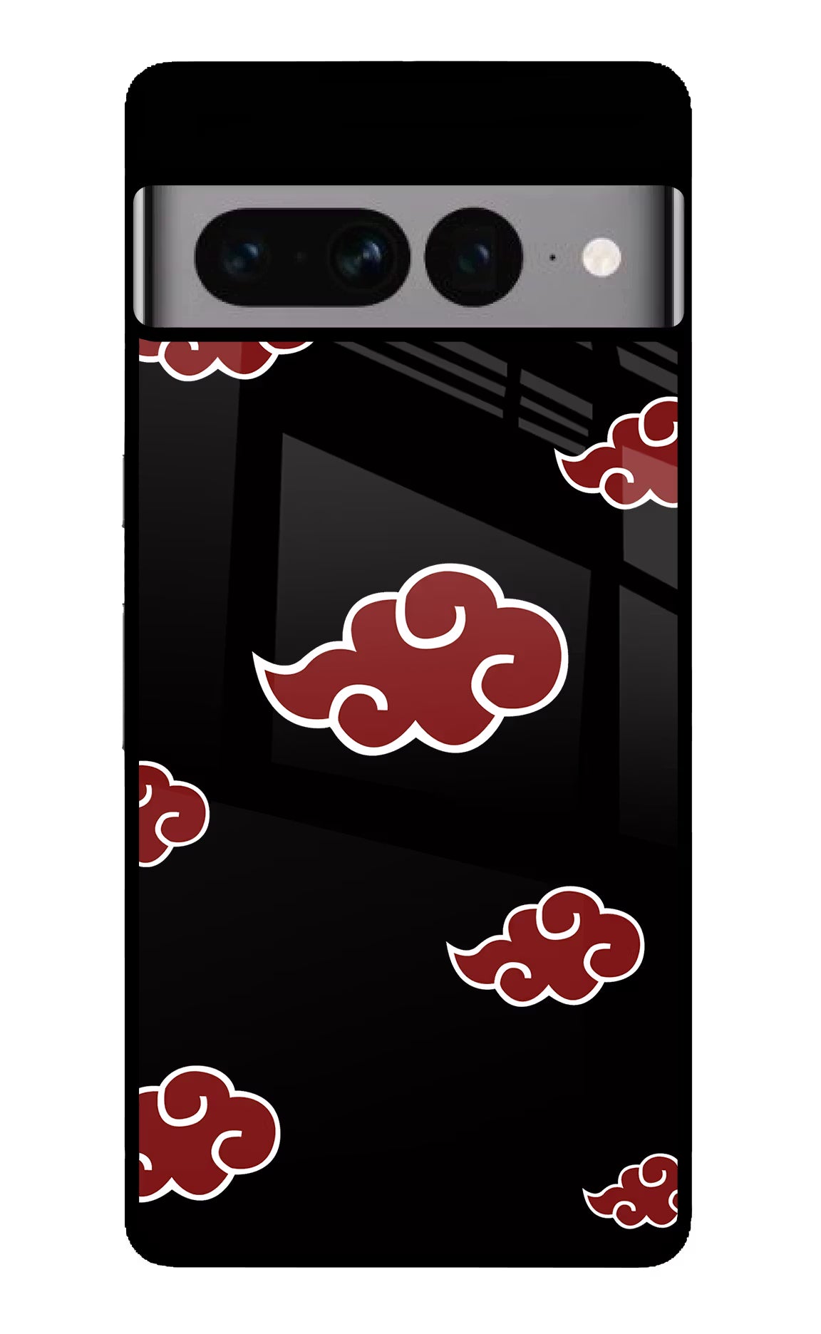 Akatsuki Google Pixel 7 Pro Back Cover - Akatsuki Google Pixel 7 Pro Glass Case Back Cover by Casekaro Akatsuki Google Pixel 7 Pro Glass Case Back Cover by Casekaro